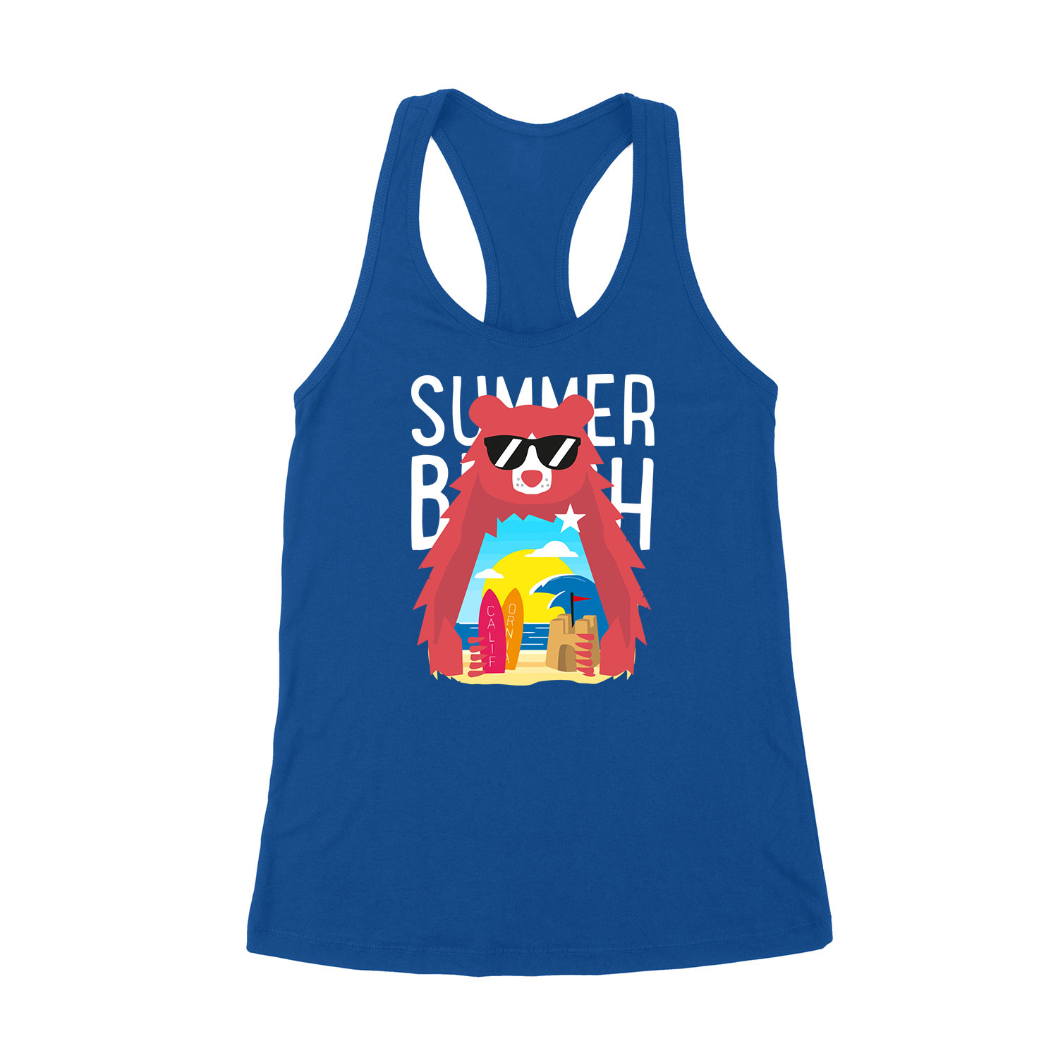 summer beach nyaralás nyár Kék Női Trikó