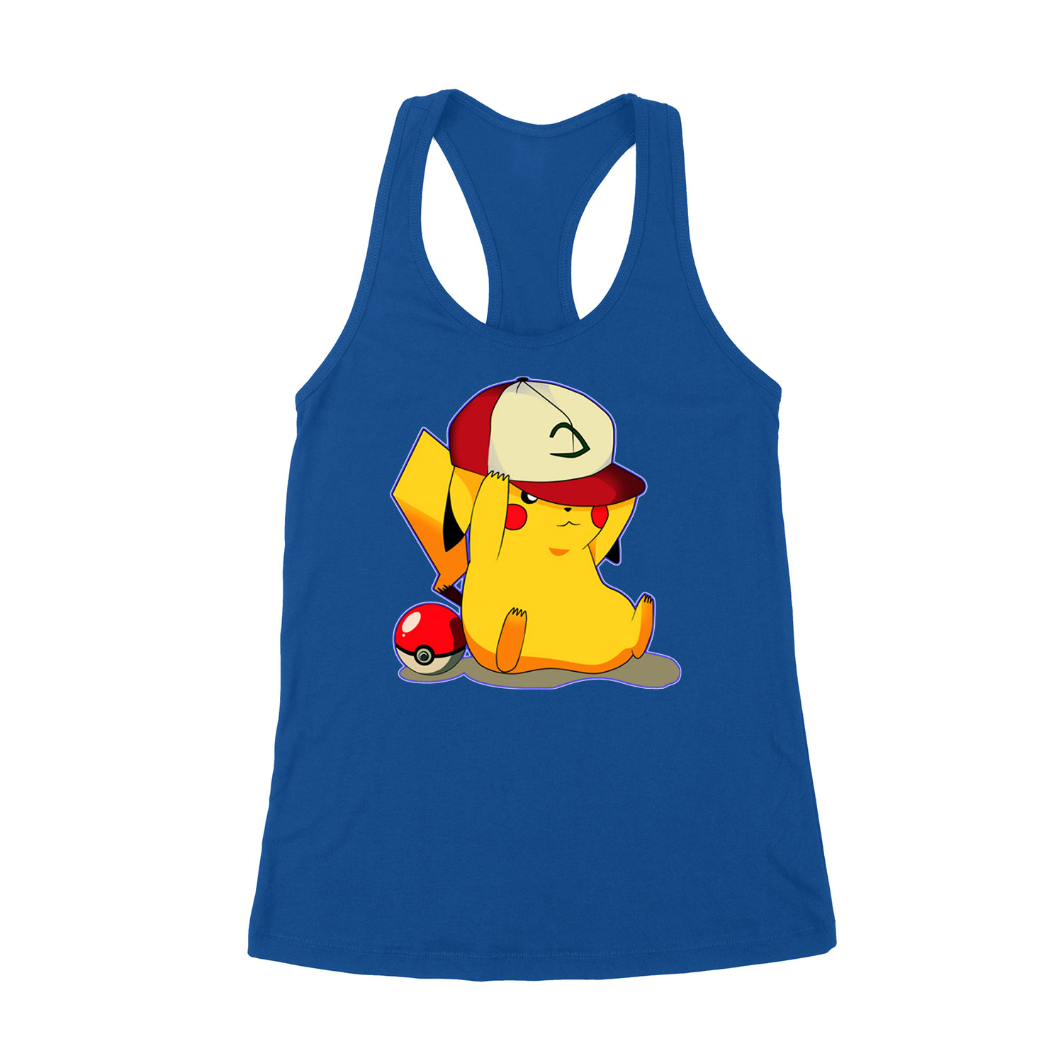pokemon pikachu Kék Női Trikó