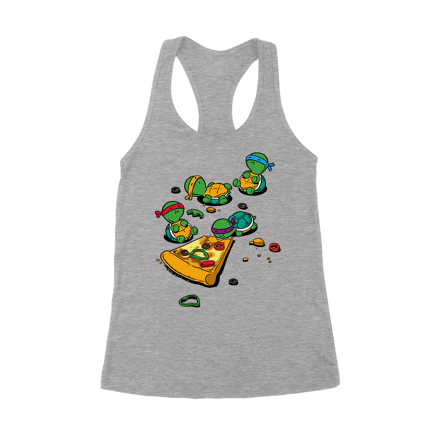 Tini Ninja Teknőcök TMNT Sportszürke Női Trikó