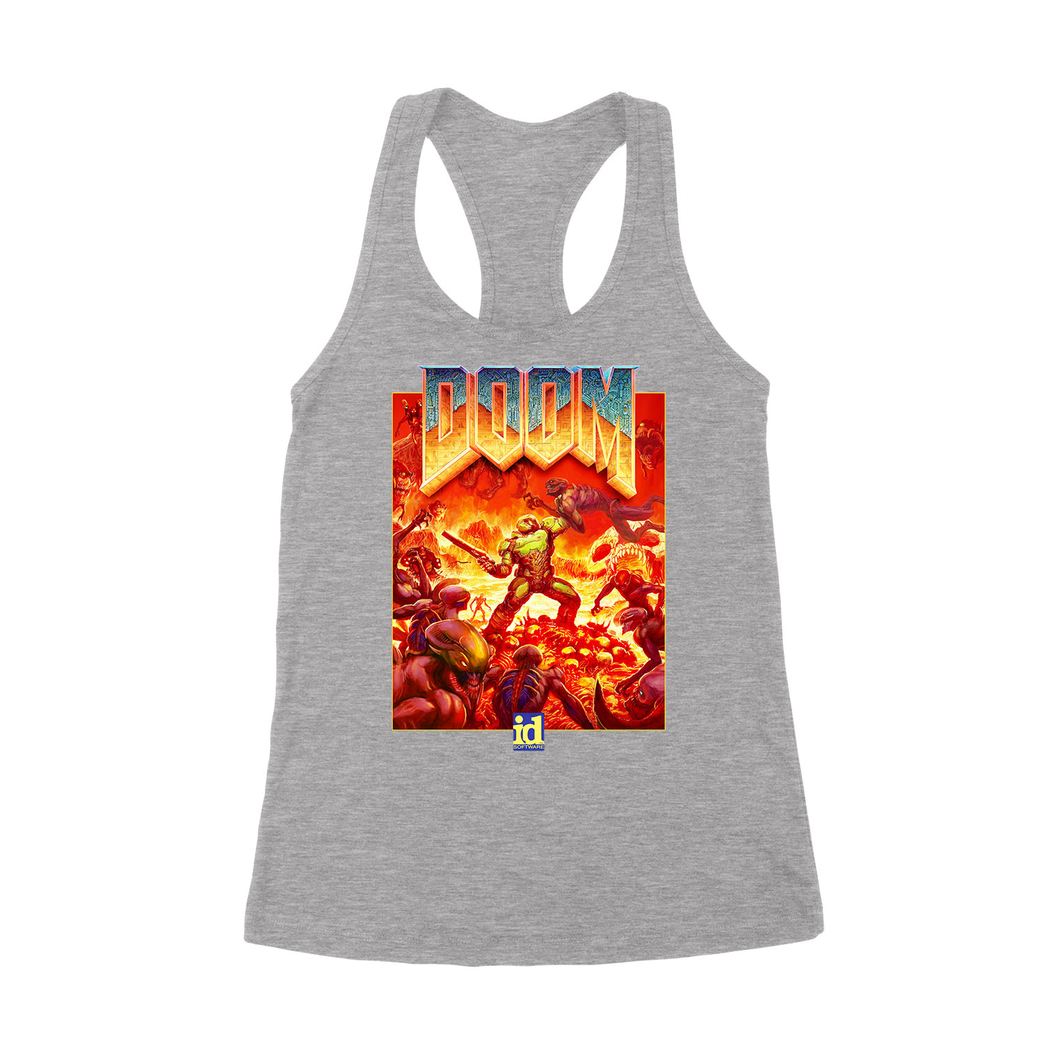 doom Sportszürke Női Trikó