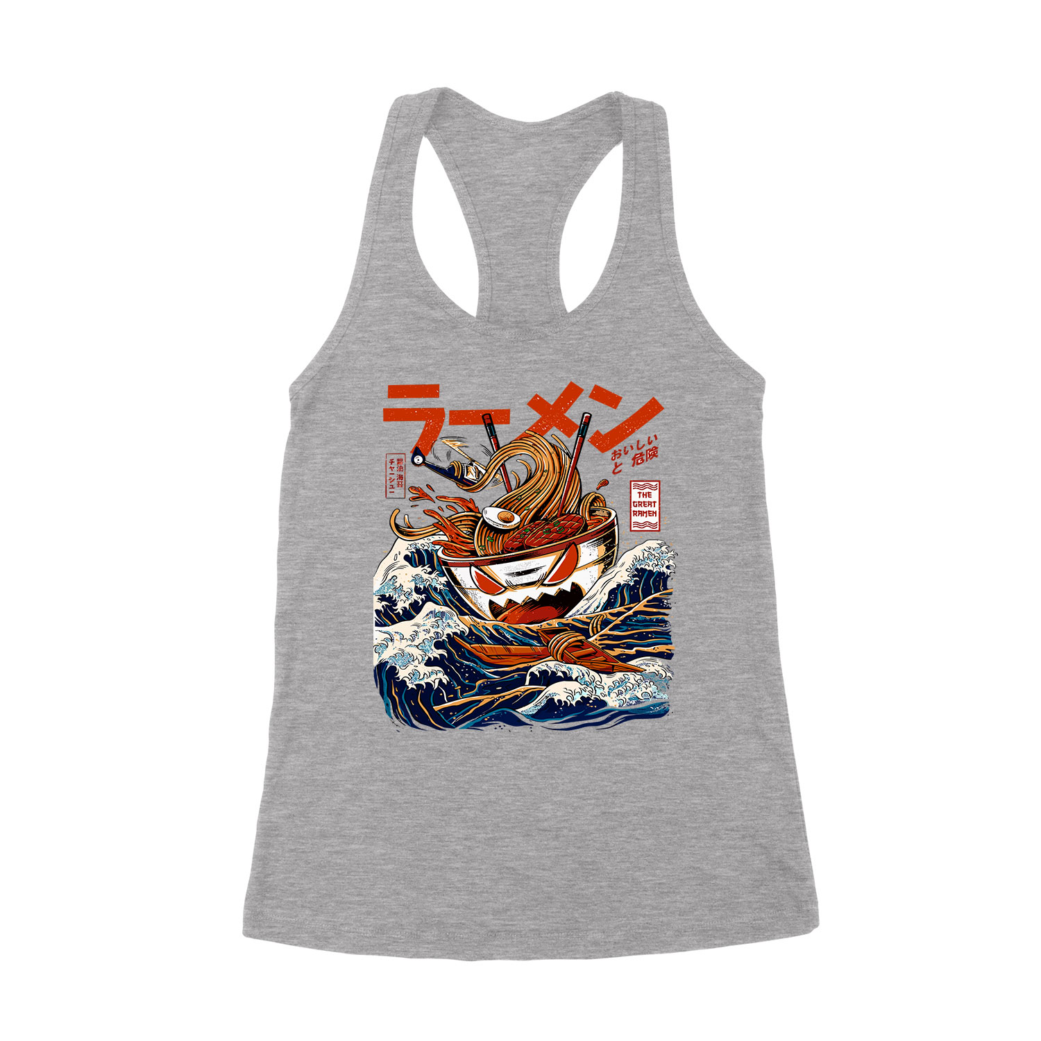 japán ramen Sportszürke Női Trikó