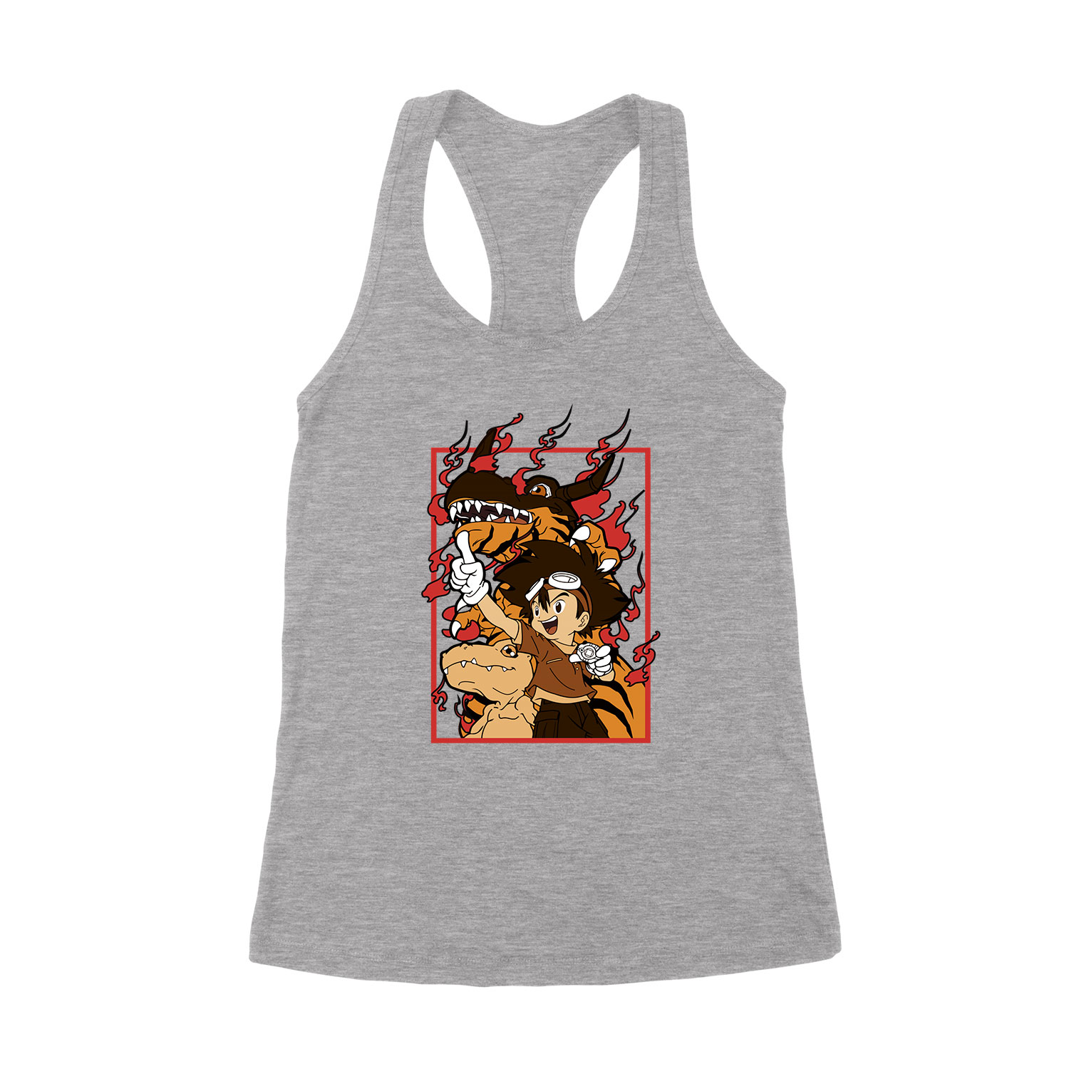 agumon digimon tai Sportszürke Női Trikó