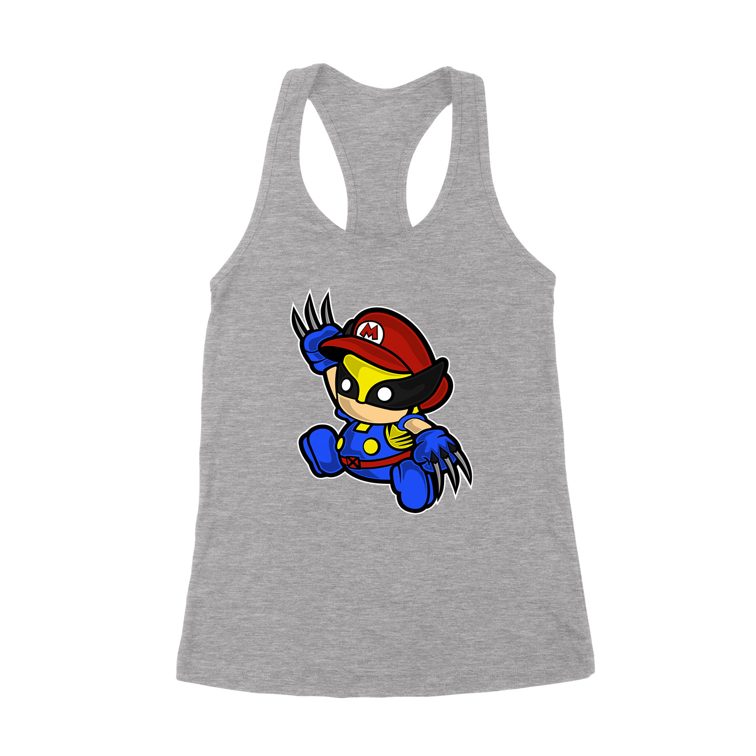 wolverine mario Sportszürke Női Trikó