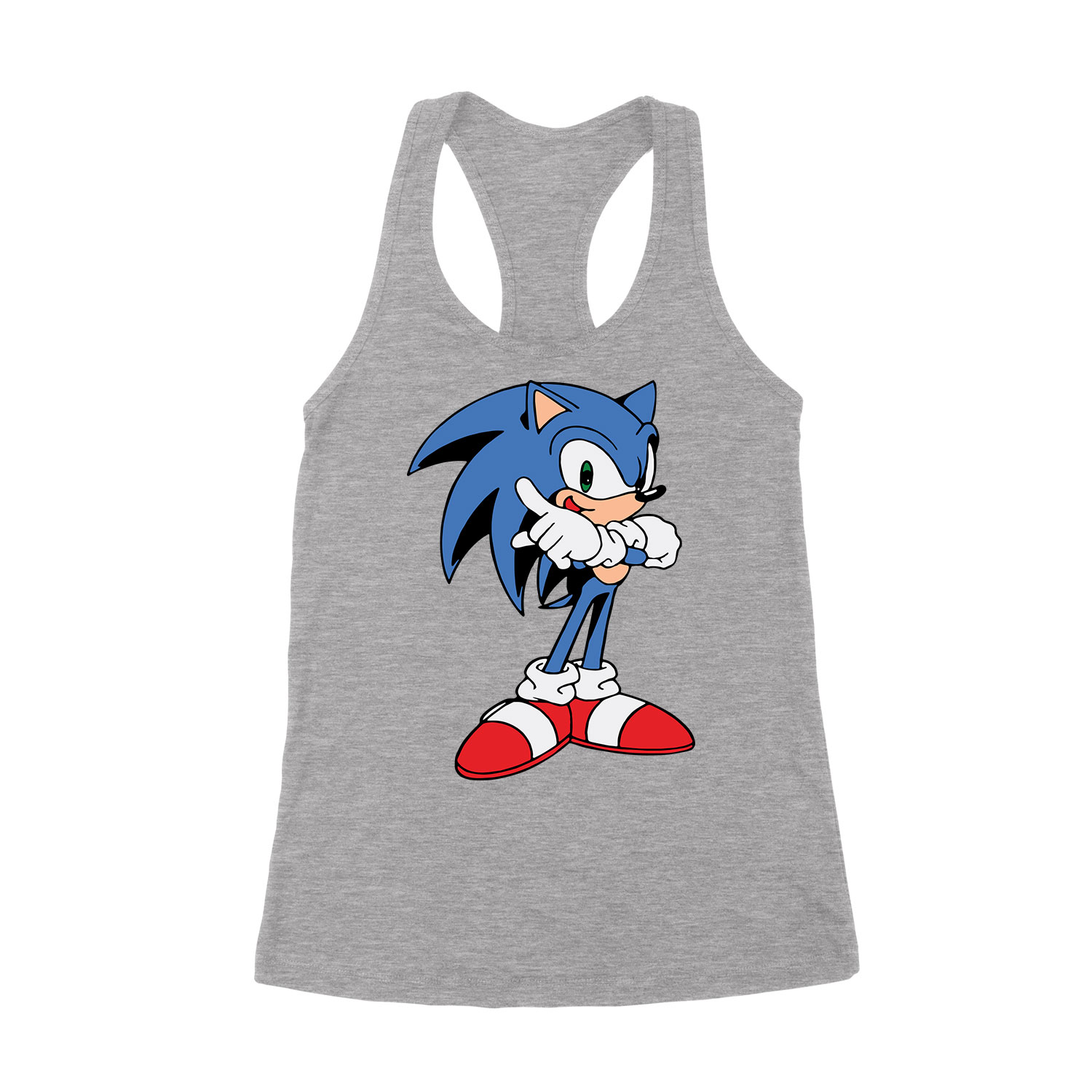 sonic Sportszürke Női Trikó