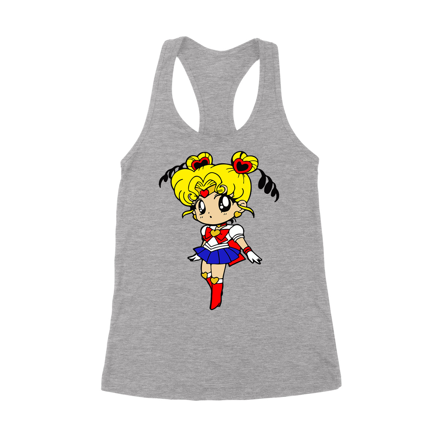 sailor moon Sportszürke Női Trikó