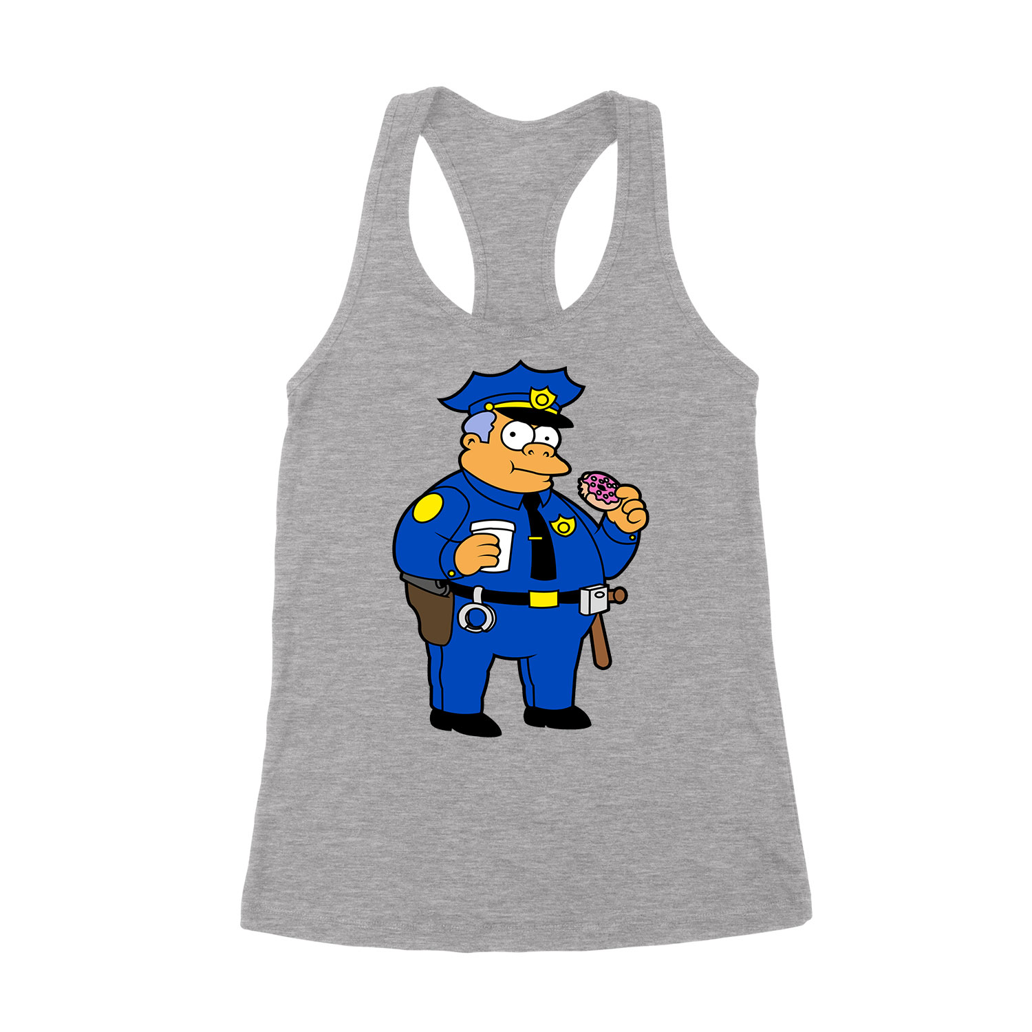 simpson család wiggum rendőr Sportszürke Női Trikó