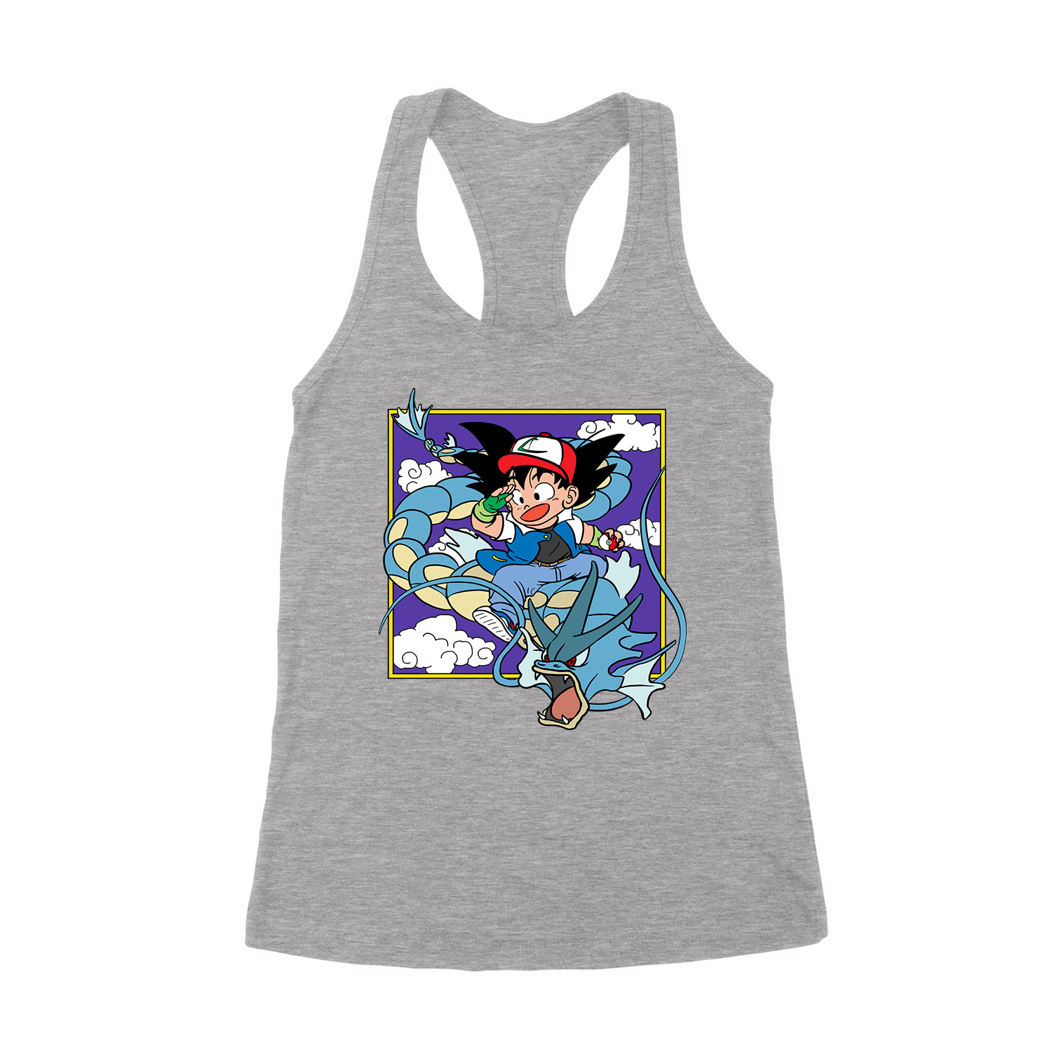 dragon ball gyarados son goku Sportszürke Női Trikó