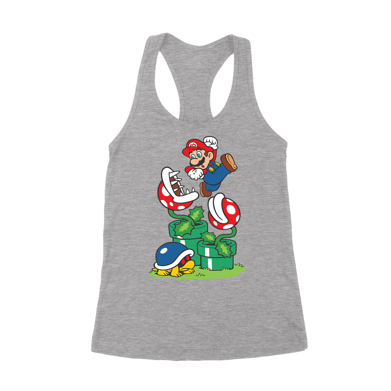 super mario Sportszürke Női Trikó