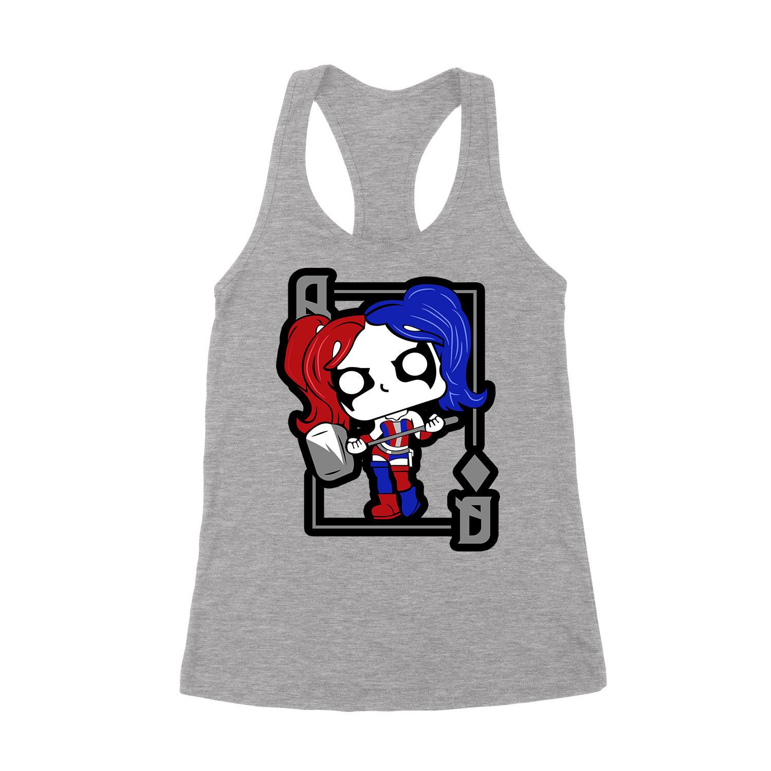 harley quinn Sportszürke Női Trikó
