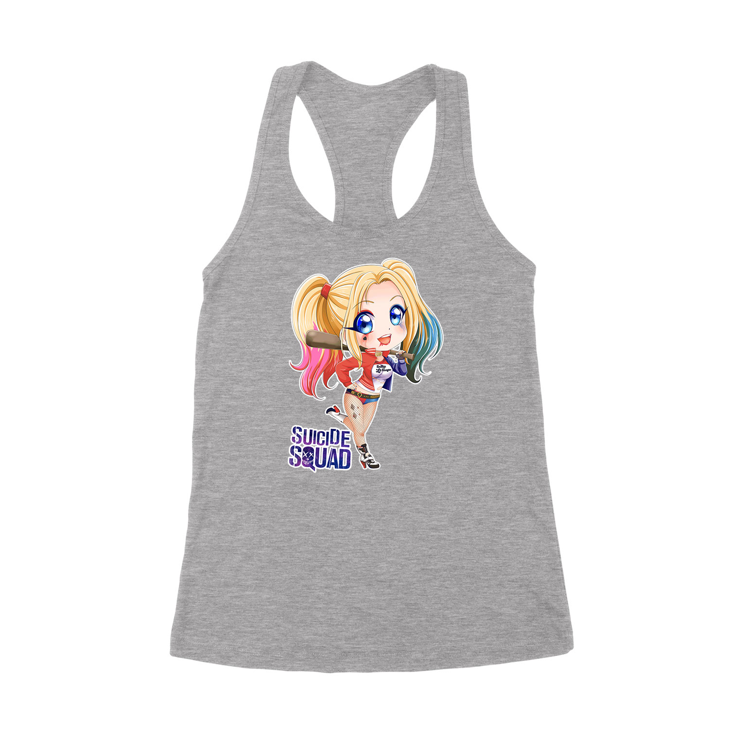 Harley Quinn Chibi Sportszürke Női Trikó