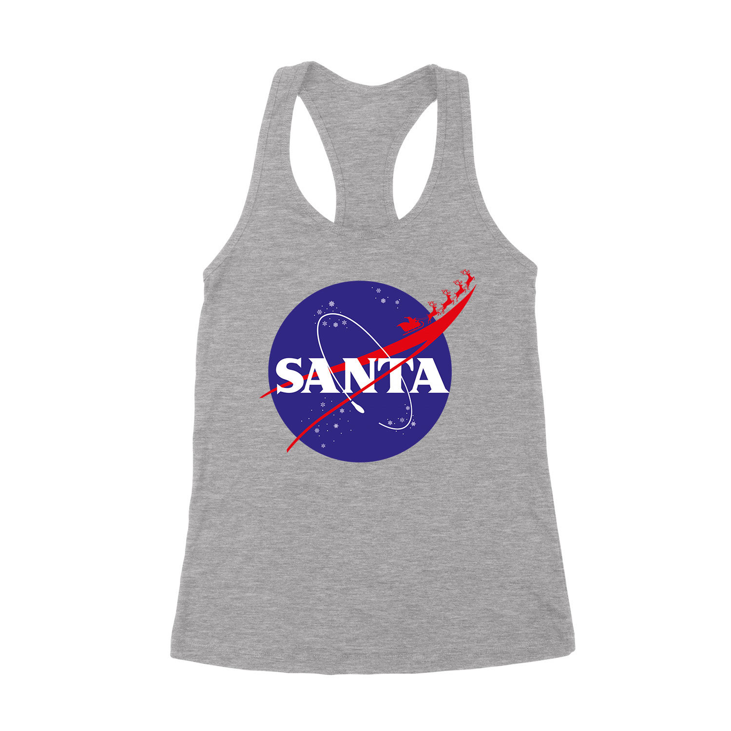 Santa Mikulás Karácsony nasa Sportszürke Női Trikó
