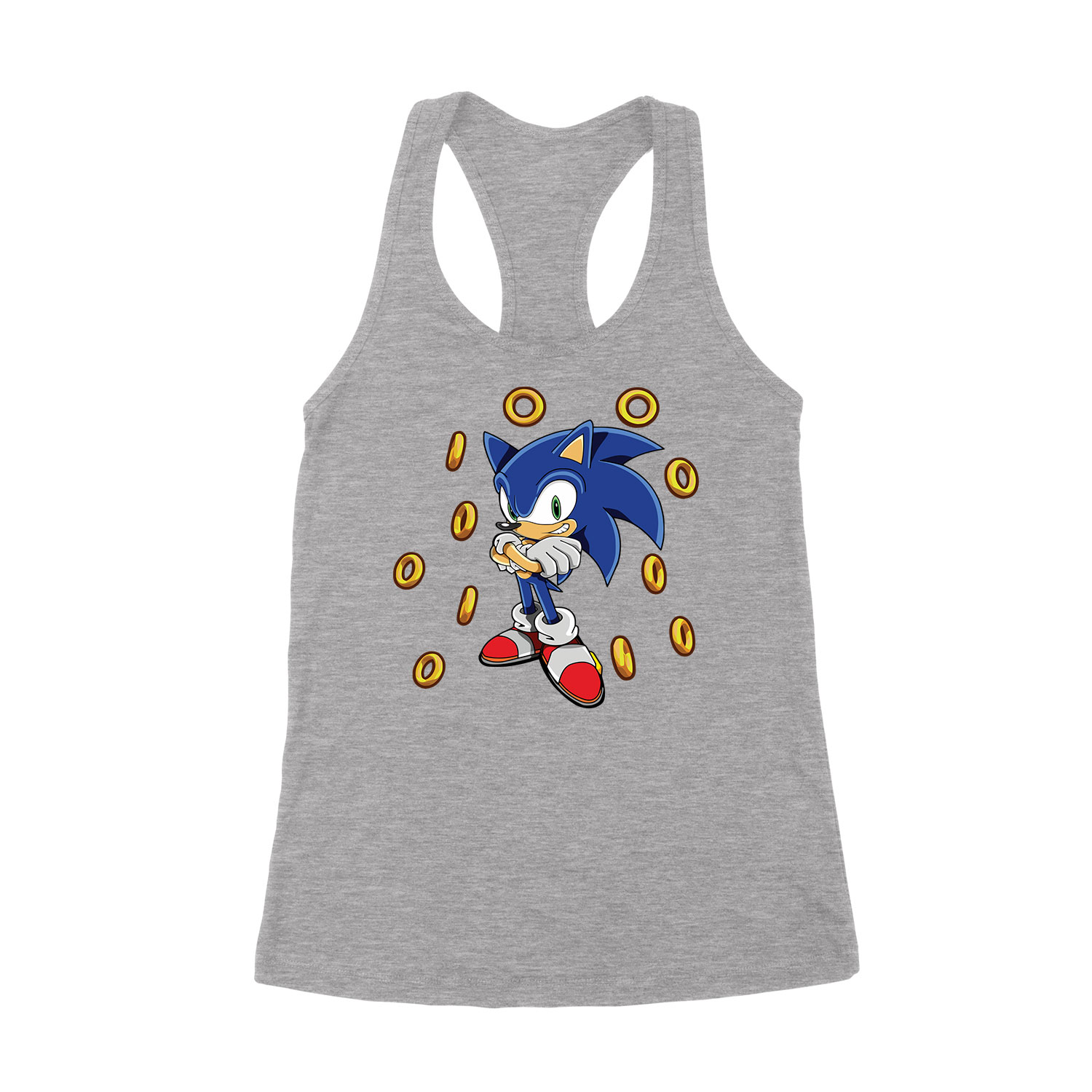 sonic a sündisznó Sportszürke Női Trikó