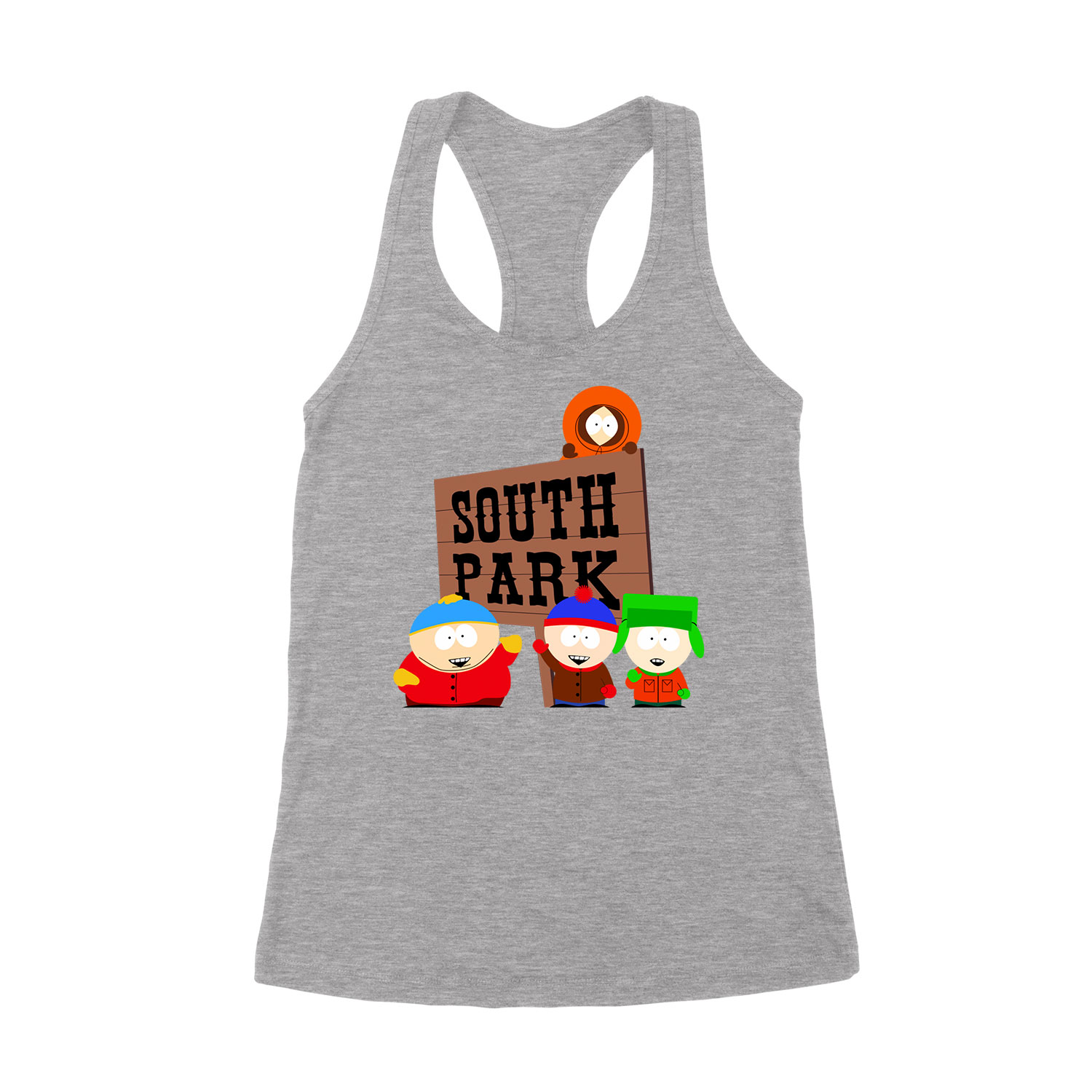 south park cartman kyle kenny stan Sportszürke Női Trikó