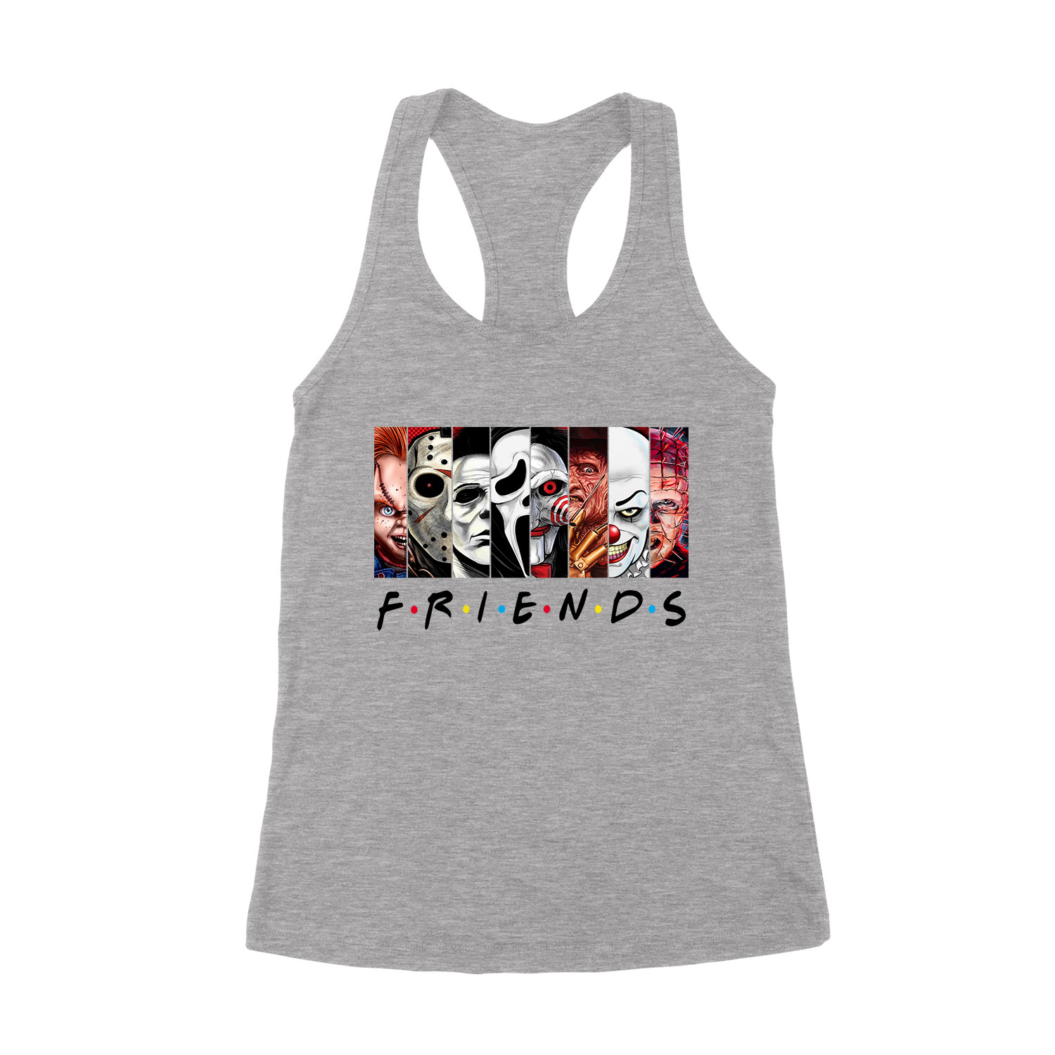 horror friends stephen king chuky freddy jason saw Sportszürke Női Trikó