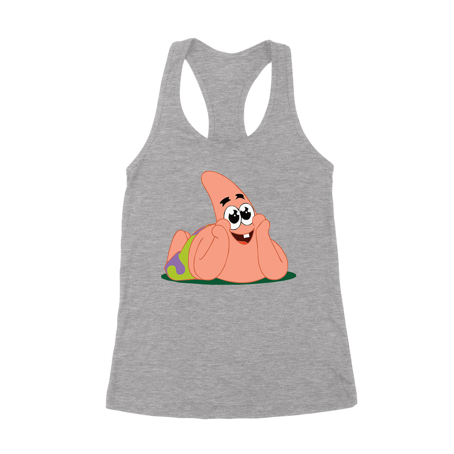 csillag patrik spongya bob Sportszürke Női Trikó
