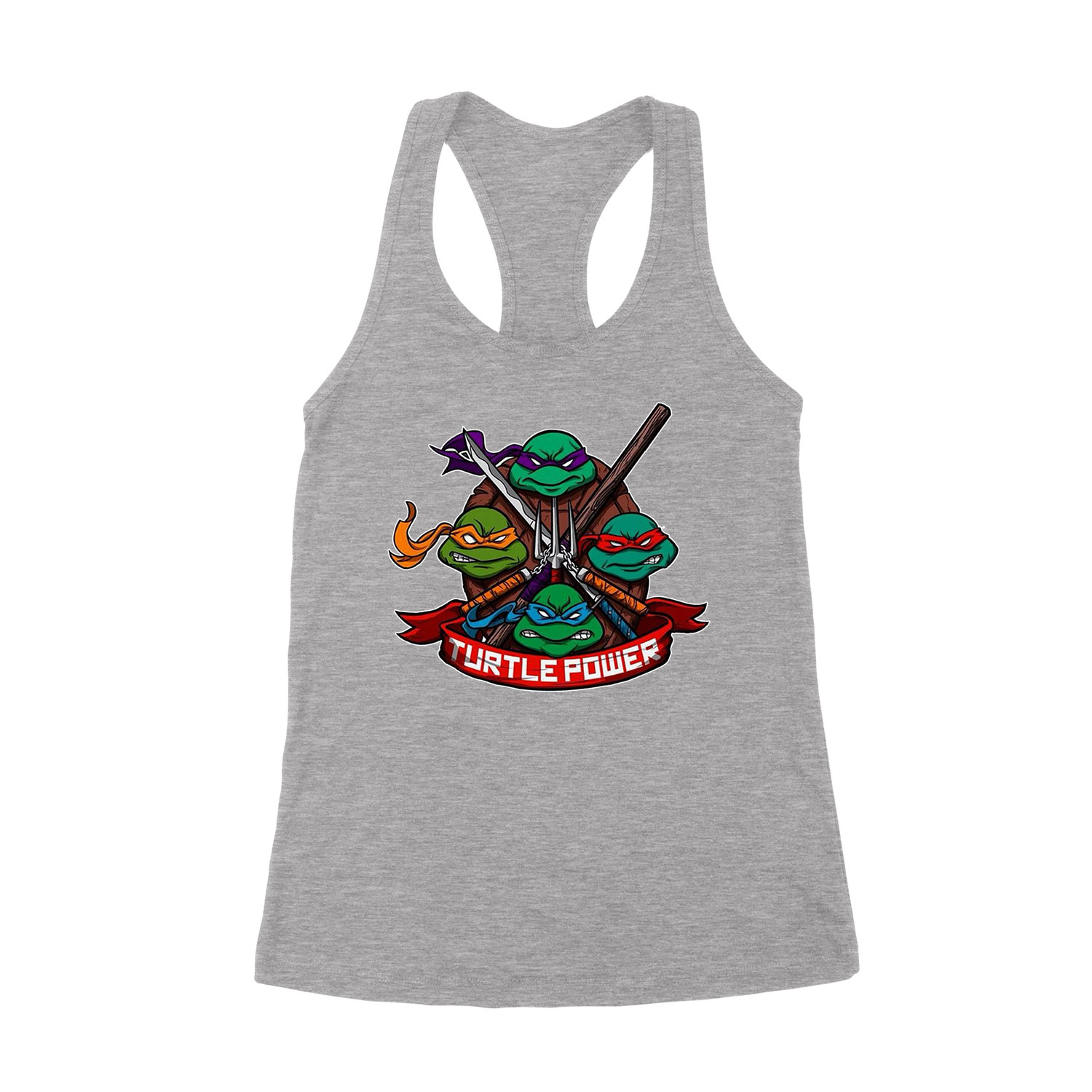 tmnt tini ninja teknőcök Sportszürke Női Trikó
