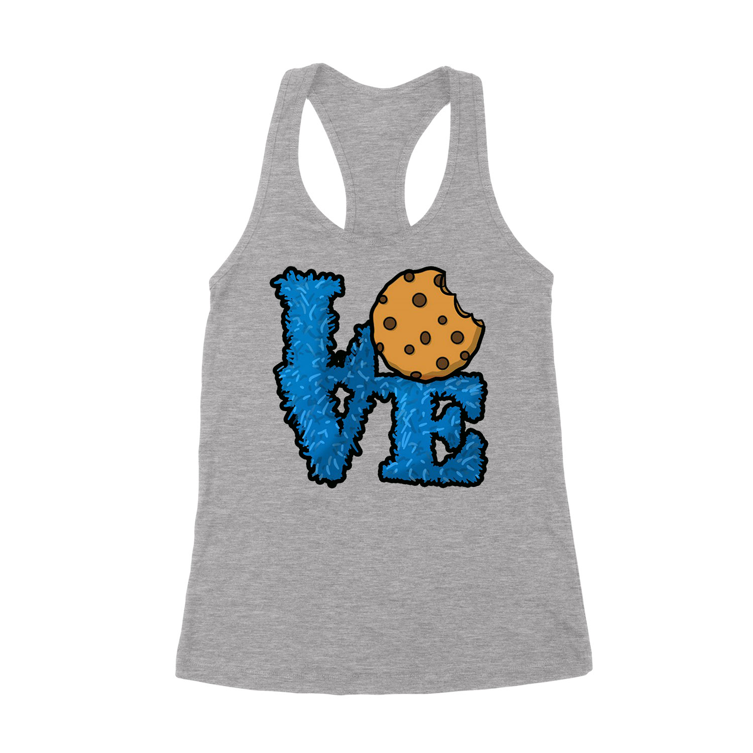 sütiszörny cookie love Sportszürke Női Trikó