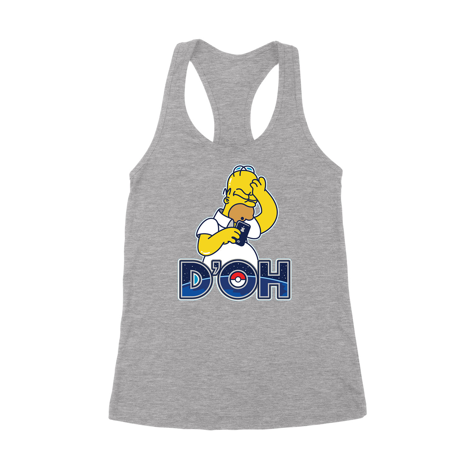 pokemon go homer simpson Sportszürke Női Trikó