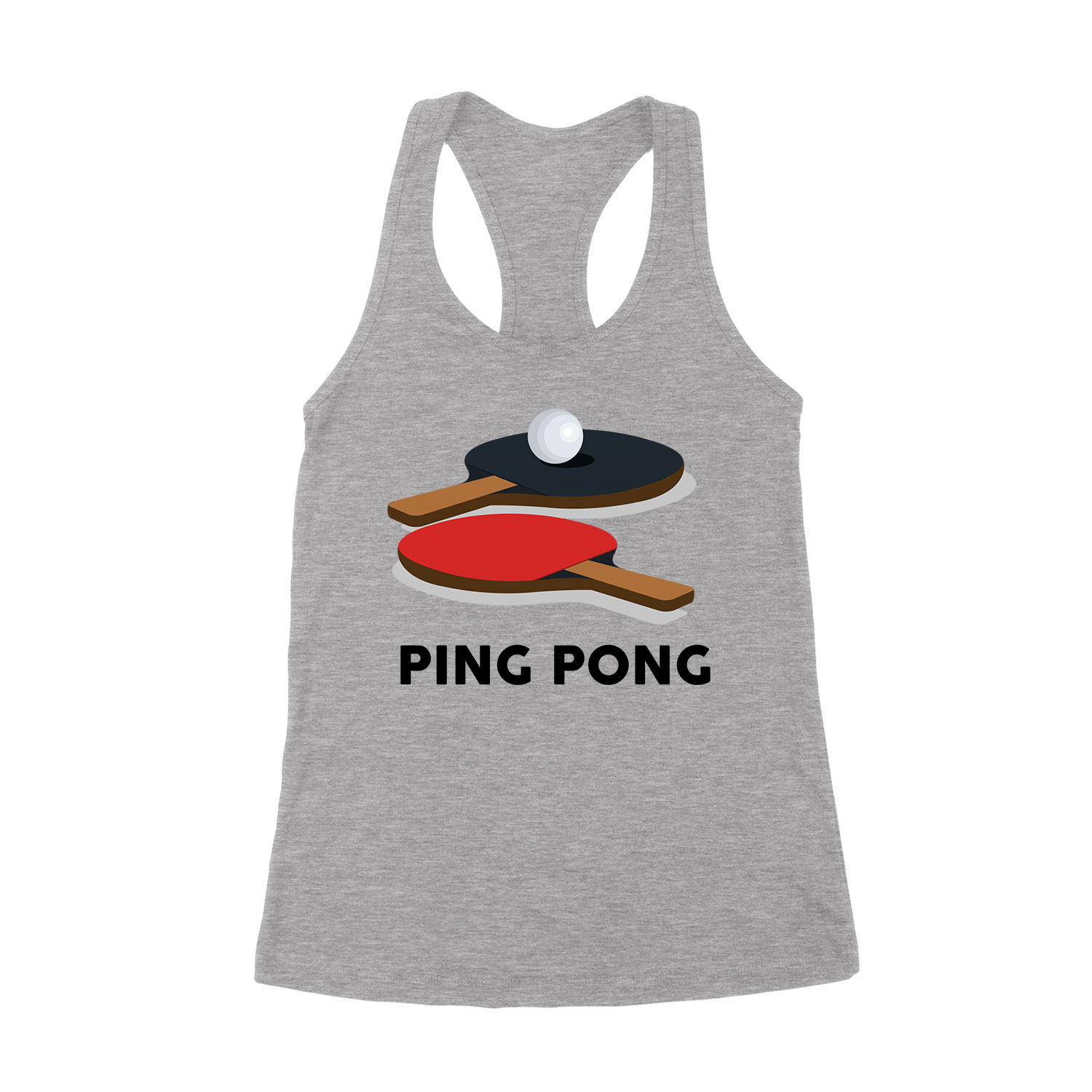 ping pong Sportszürke Női Trikó