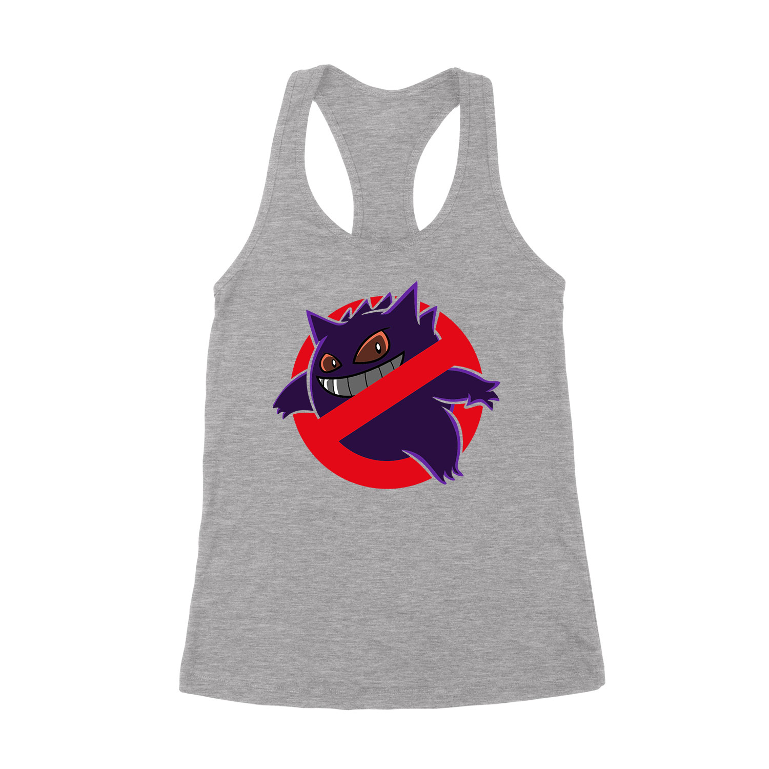 Gengar pokemon Sportszürke Női Trikó