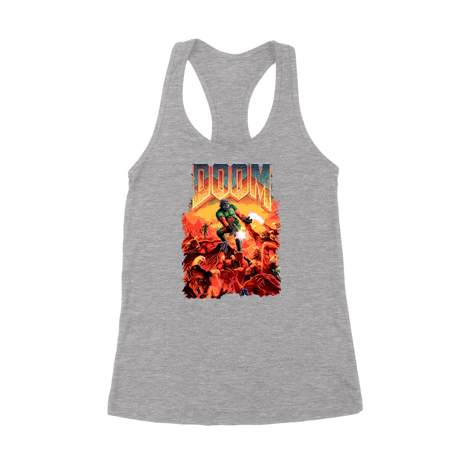 doom Sportszürke Női Trikó