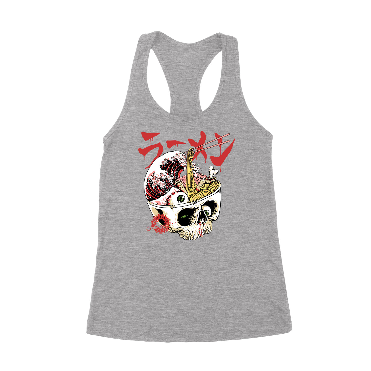 koponya ramen Sportszürke Női Trikó
