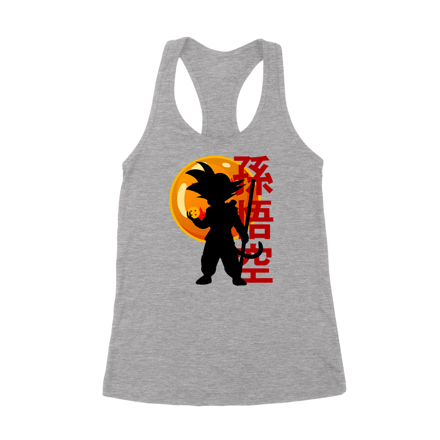dragon ball son goku Sportszürke Női Trikó