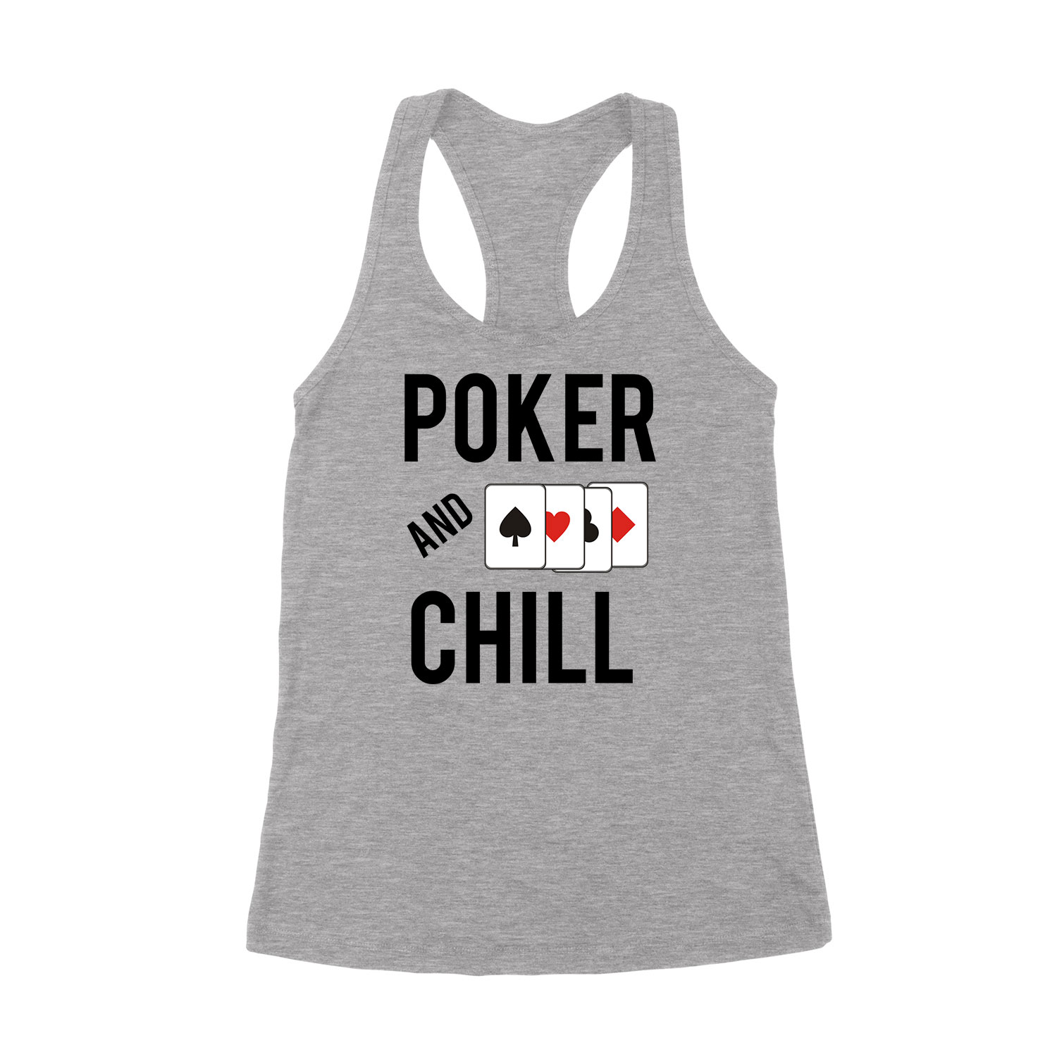 poker Sportszürke Női Trikó