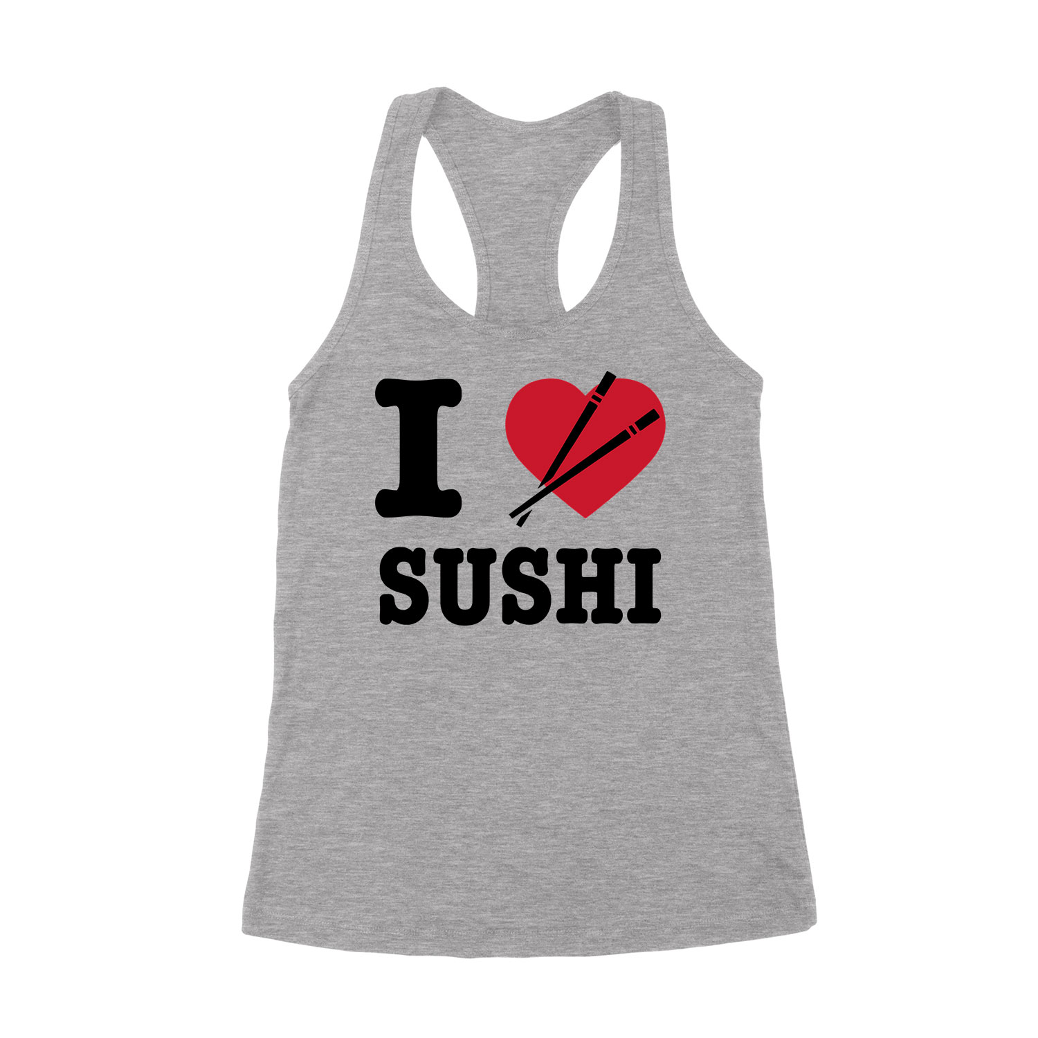 szusi sushi Sportszürke Női Trikó