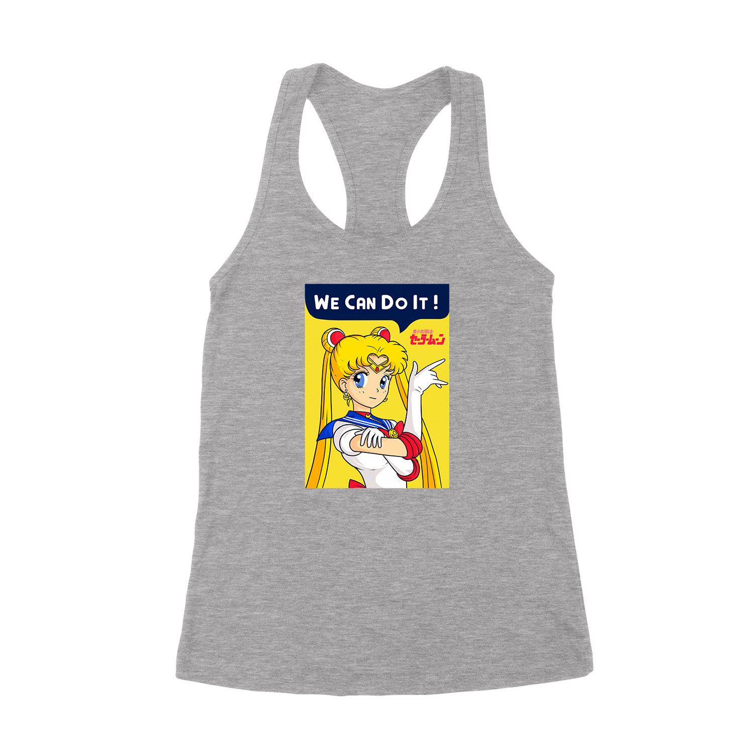 sailor moon Sportszürke Női Trikó
