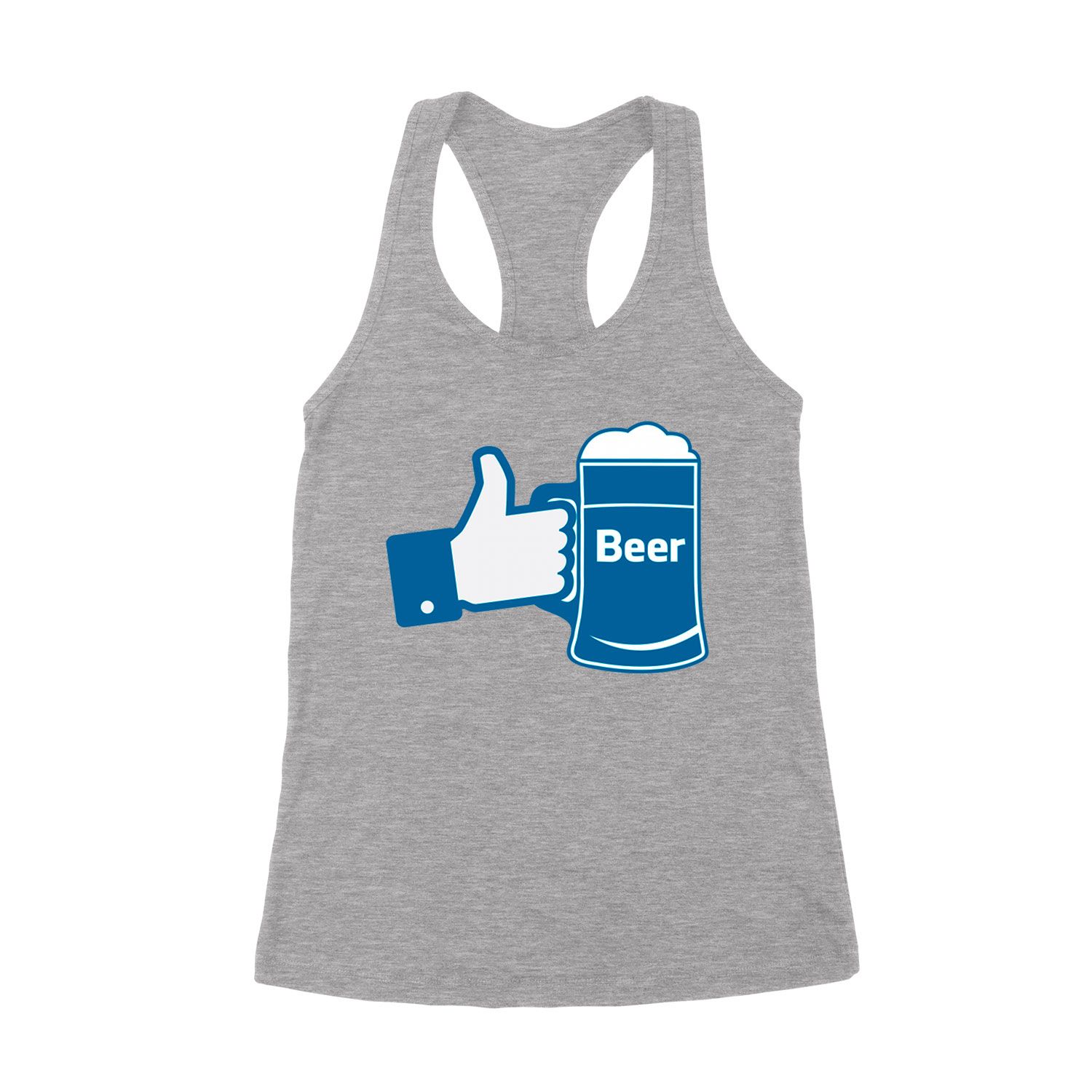 sör beer facebook Sportszürke Női Trikó