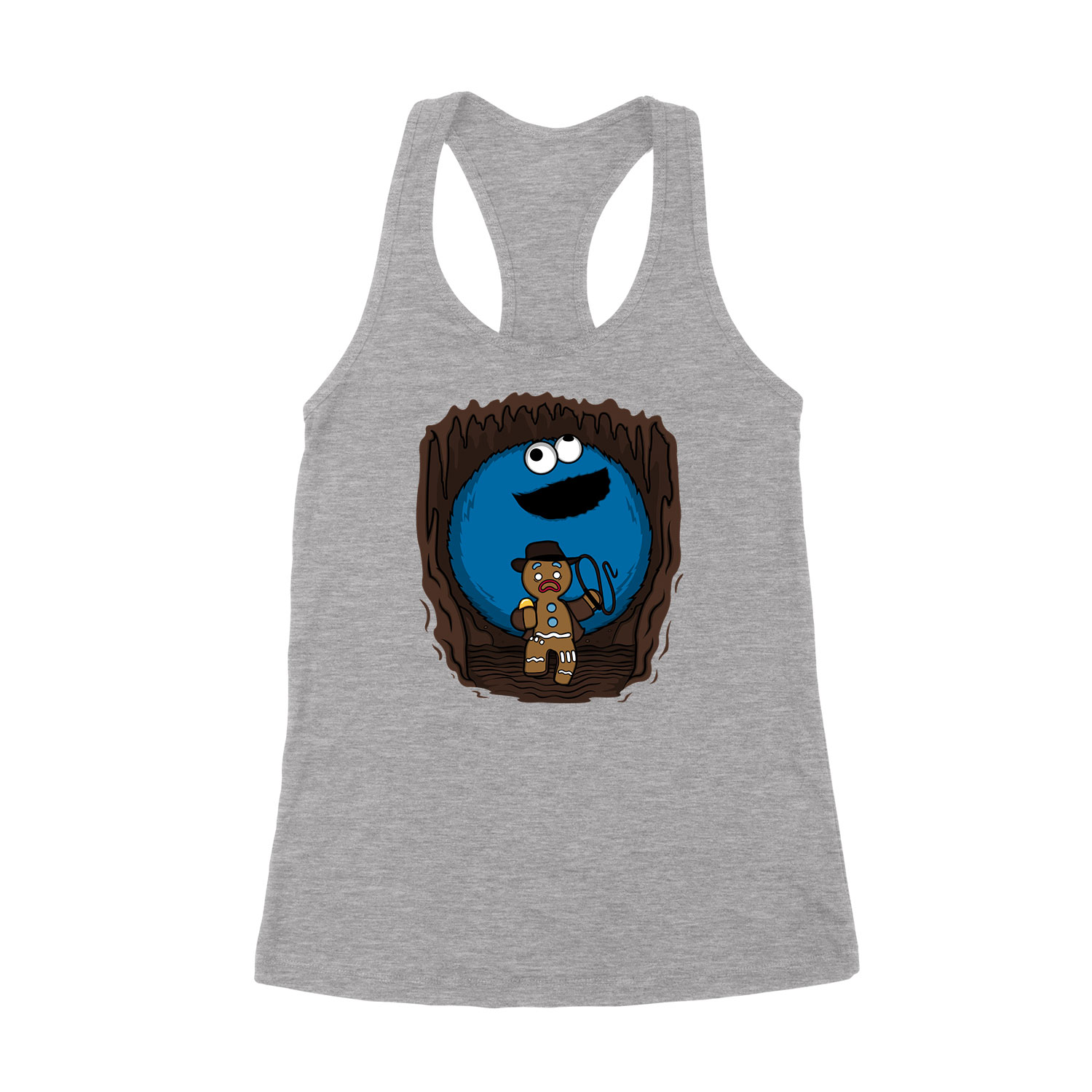 sütiszörny cookie monster Sportszürke Női Trikó
