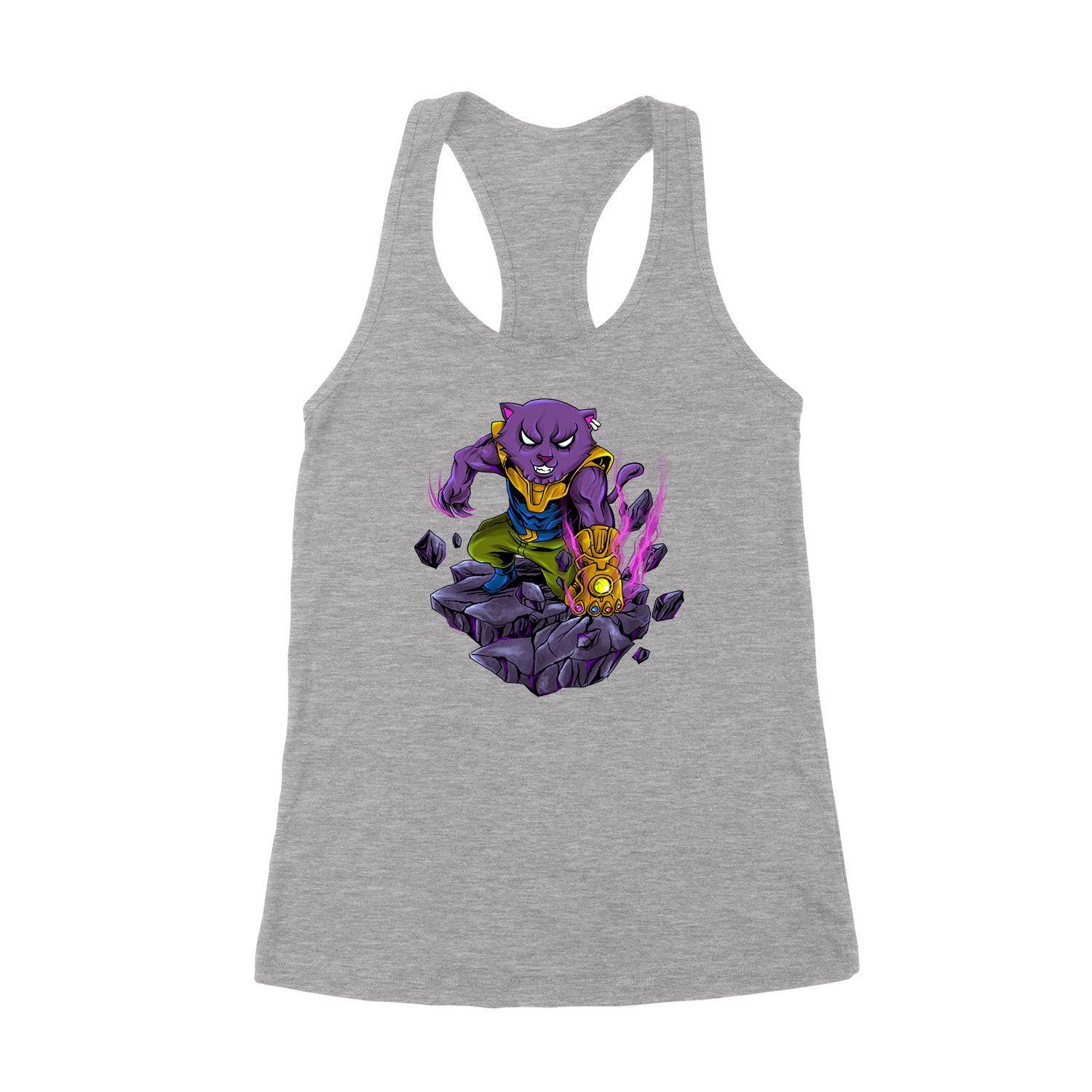thanos macska Sportszürke Női Trikó