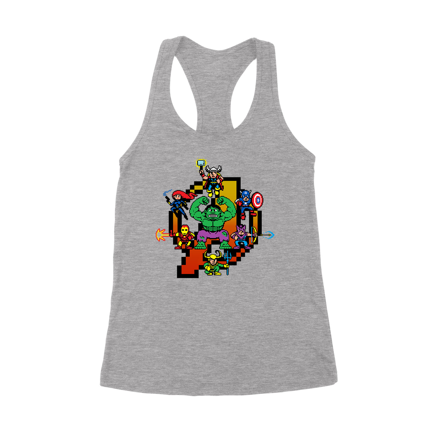 avengers bosszúállók hulk thor pókember Sportszürke Női Trikó
