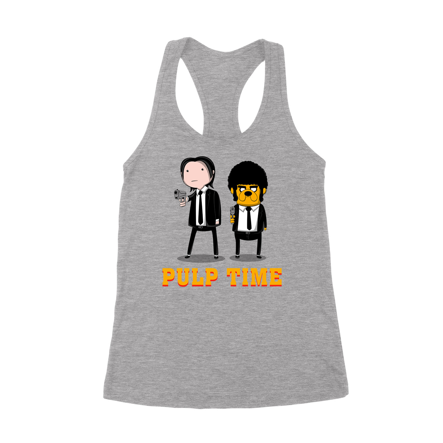 adventure time pulp fiction Sportszürke Női Trikó