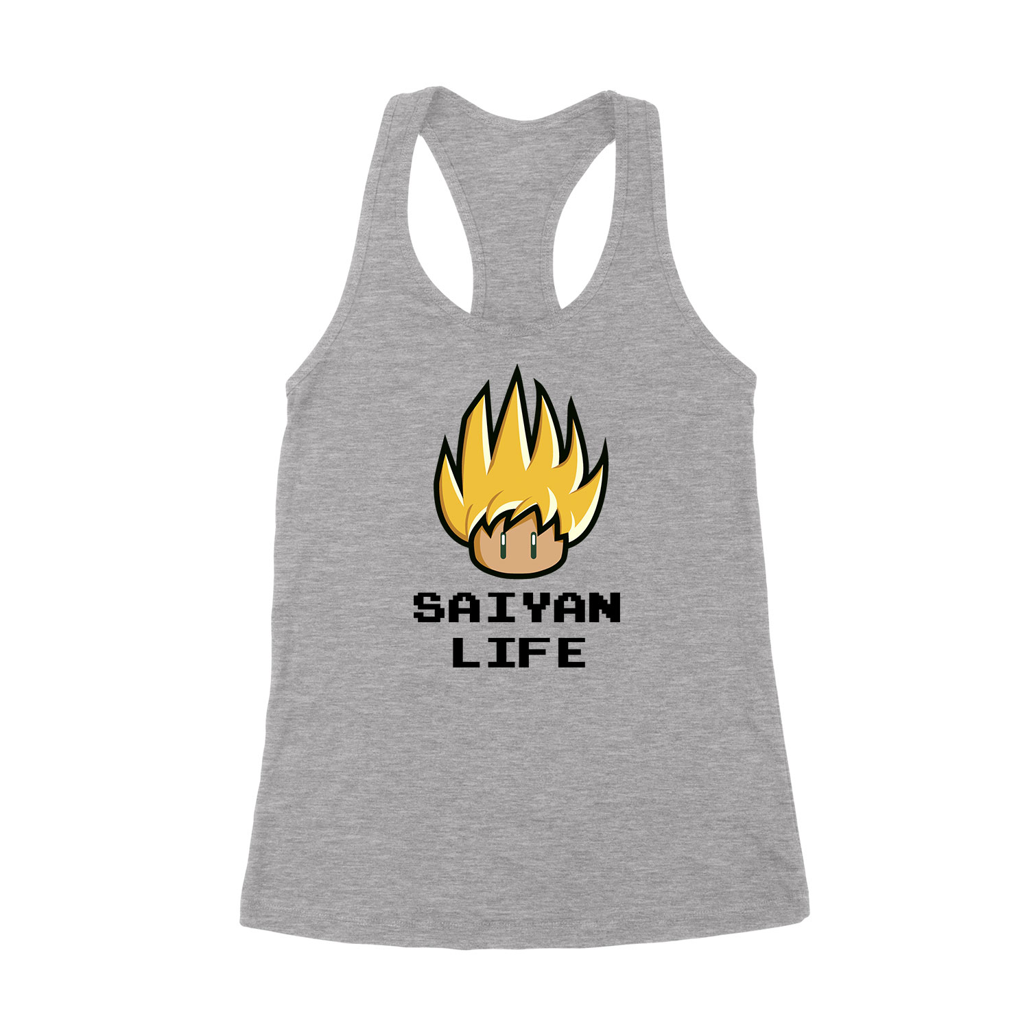 dragon ball saiyan life Sportszürke Női Trikó