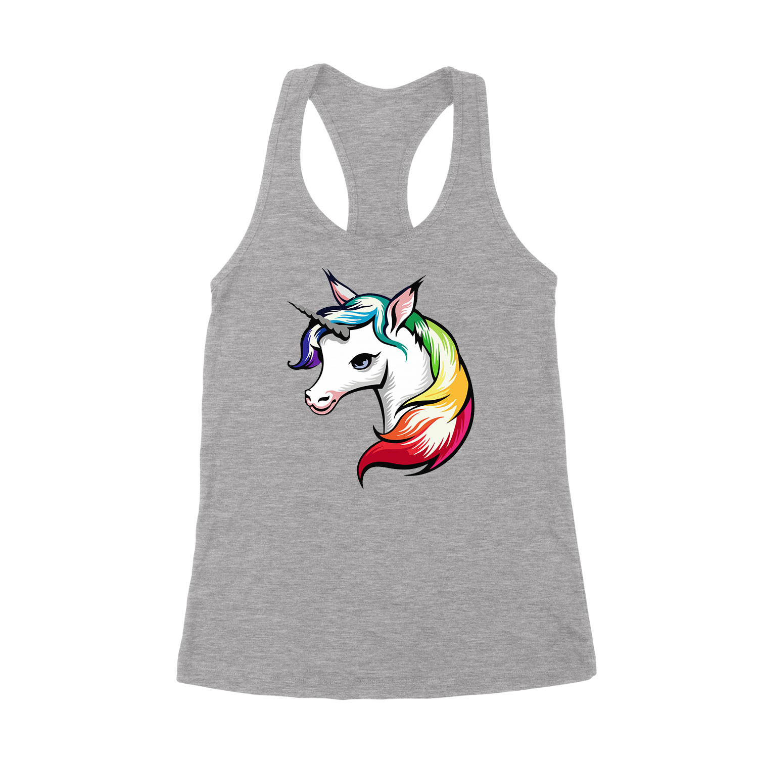 unikornis unicorn Sportszürke Női Trikó