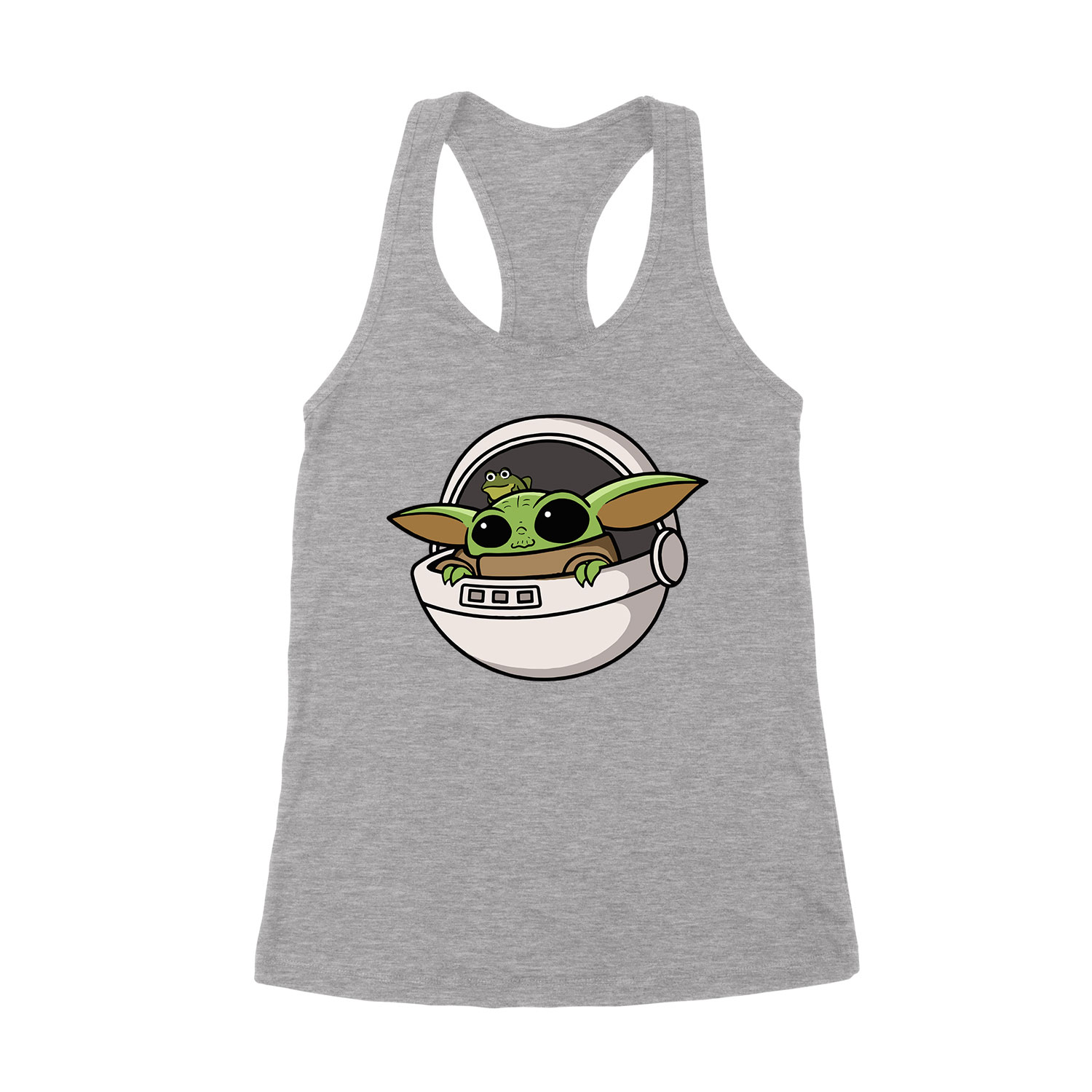 baba yoda baby yoda grogu Sportszürke Női Trikó