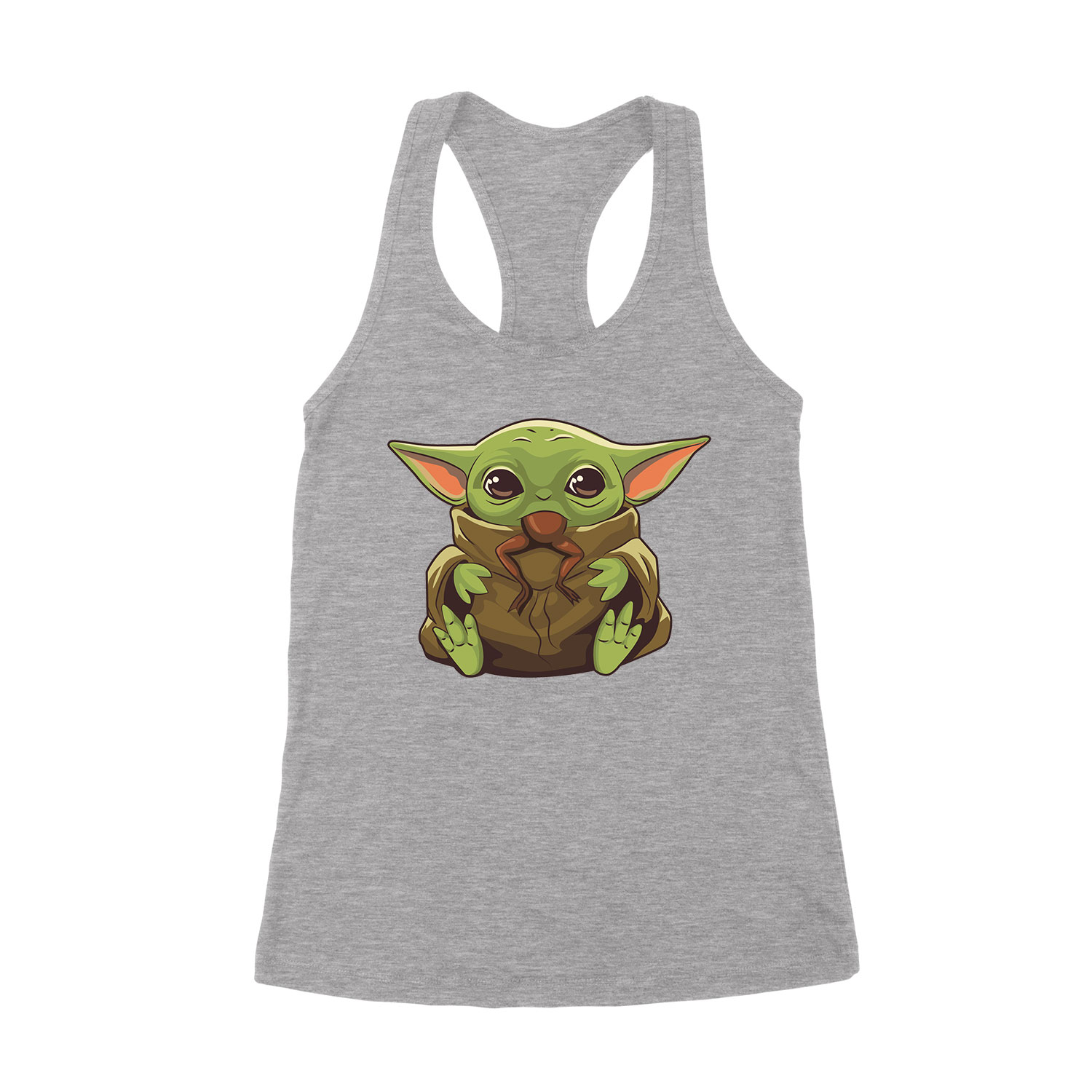the child baba yoda baby yoda grogu mandalorian Sportszürke Női Trikó