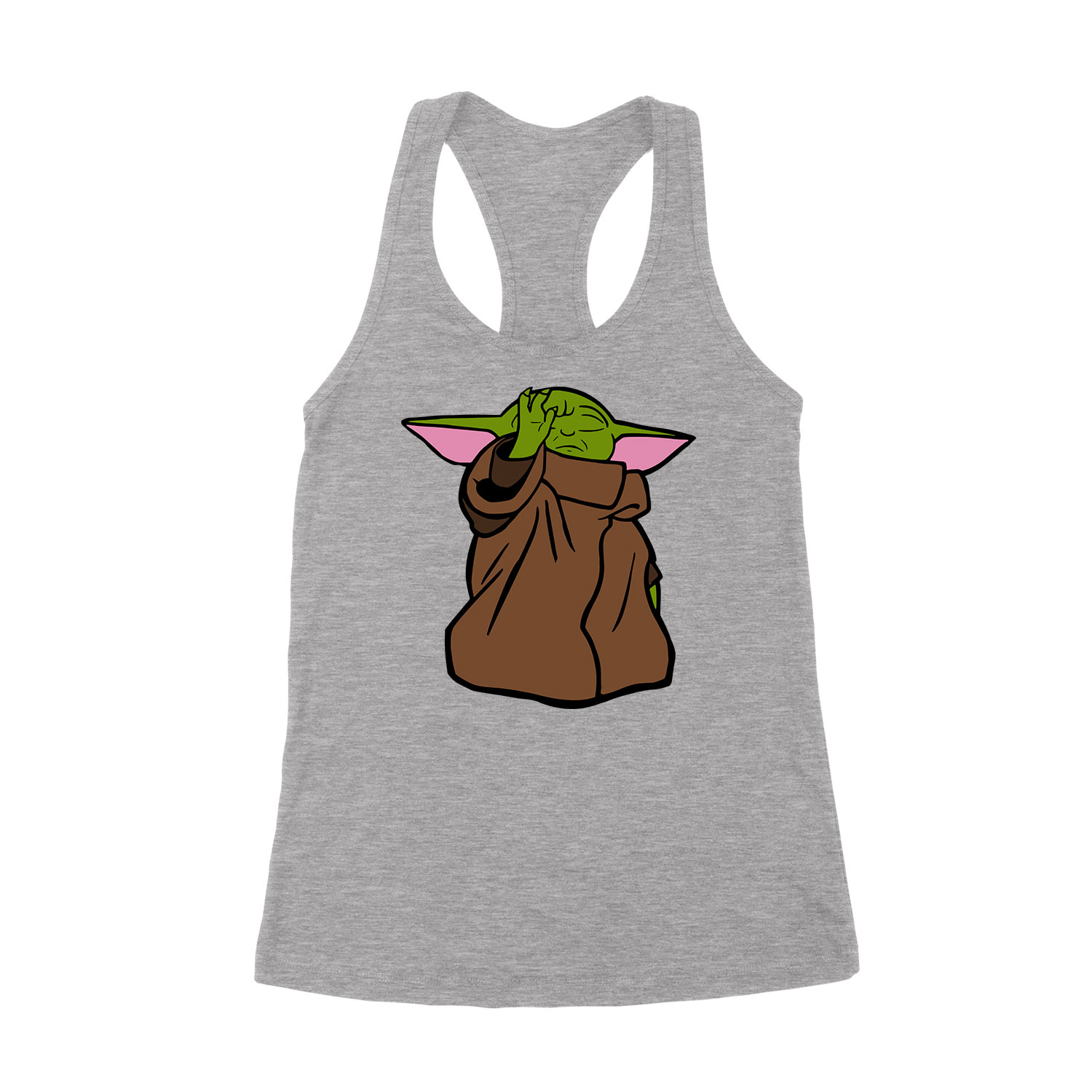 baba yoda baby yoda Sportszürke Női Trikó