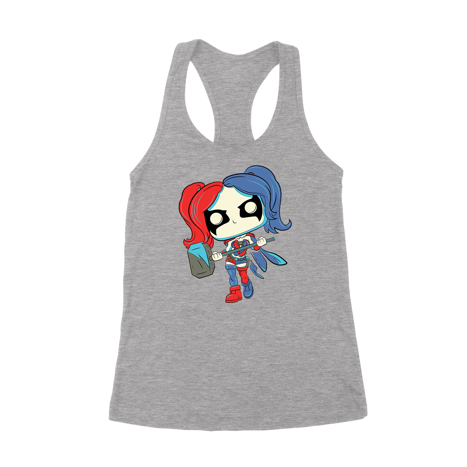 harley quinn Sportszürke Női Trikó