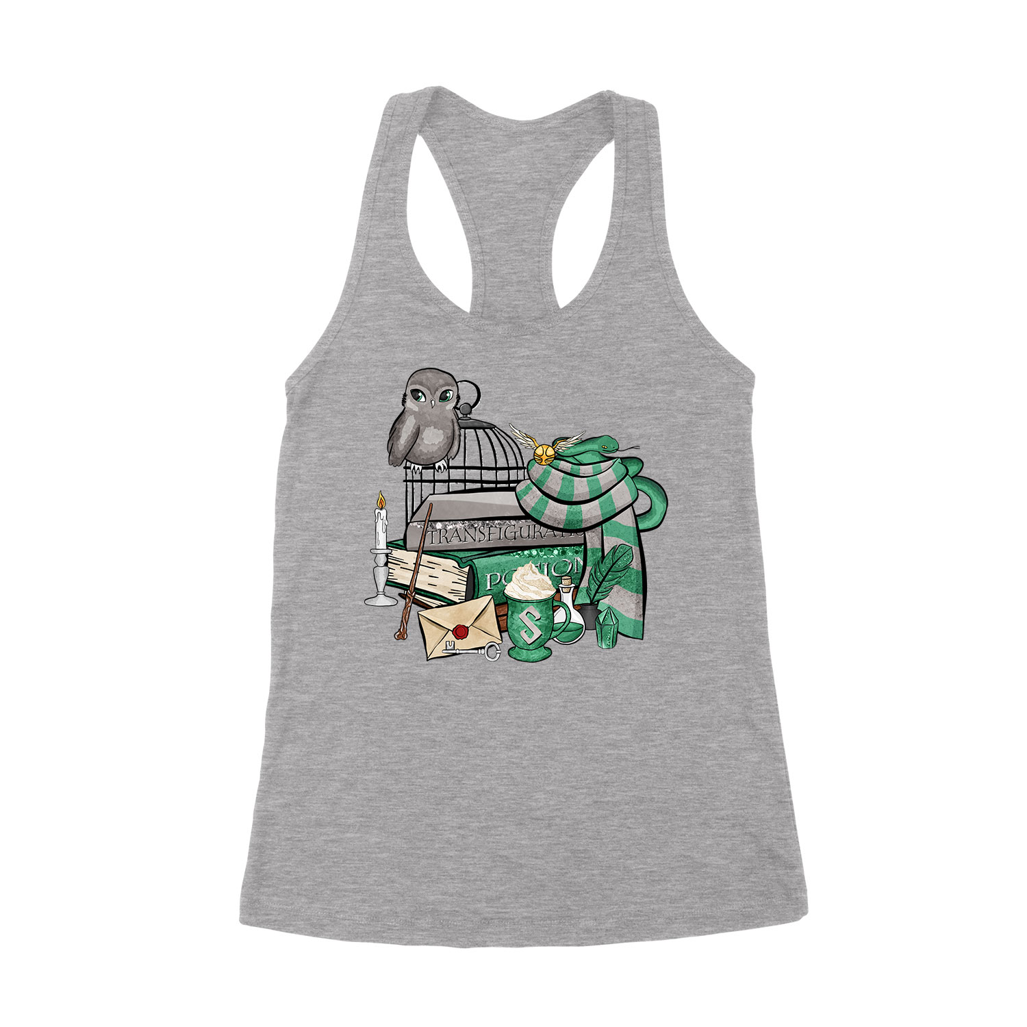 harry potter slytherin mardekár Sportszürke Női Trikó