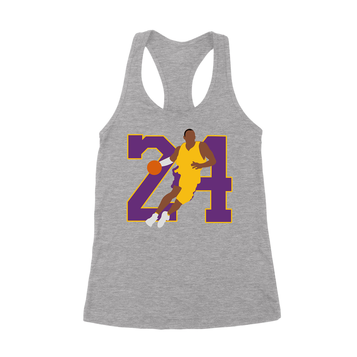 kobe bryant 24 nba kosár kosaras lakers Sportszürke Női Trikó
