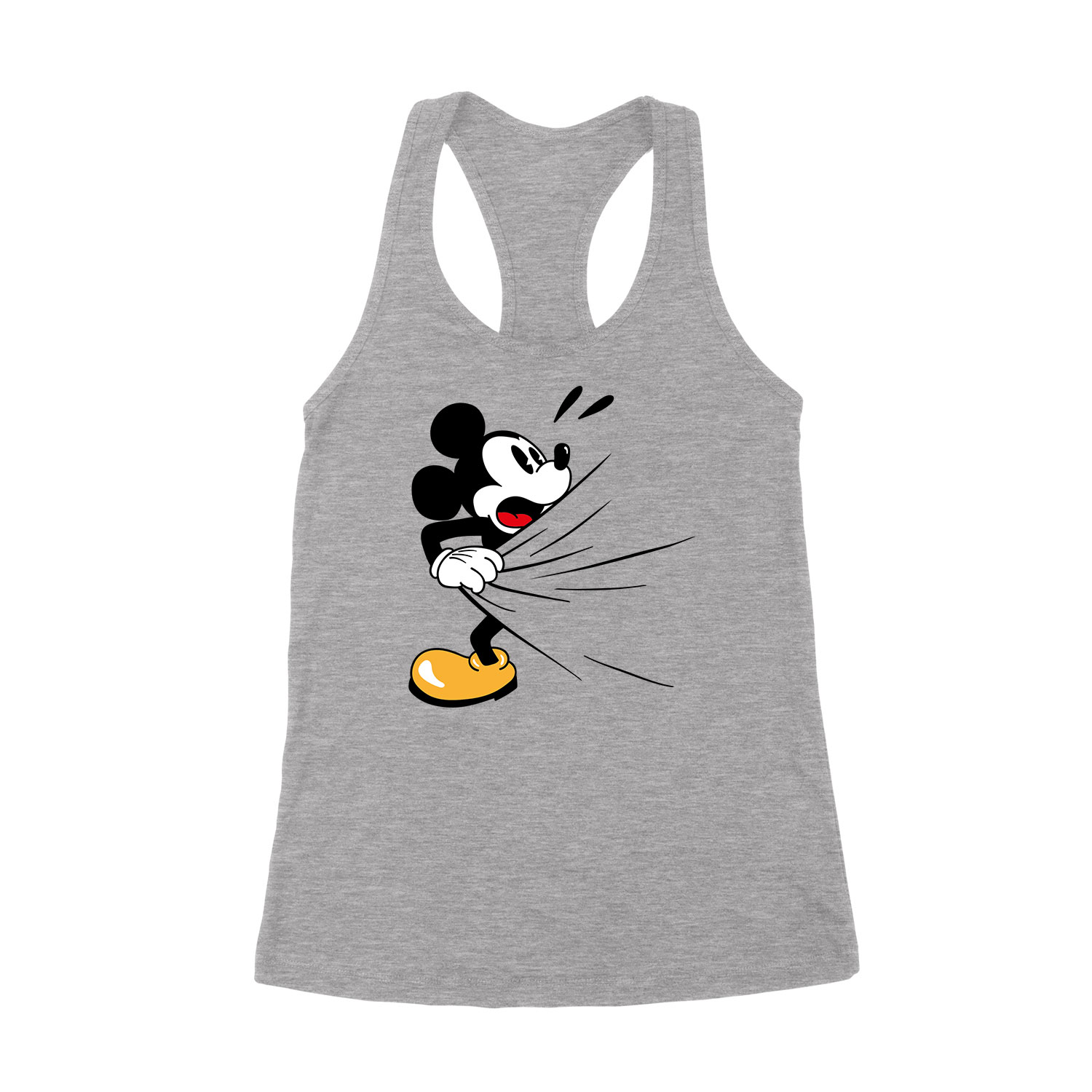 mickey egér zuhanyzik Sportszürke Női Trikó