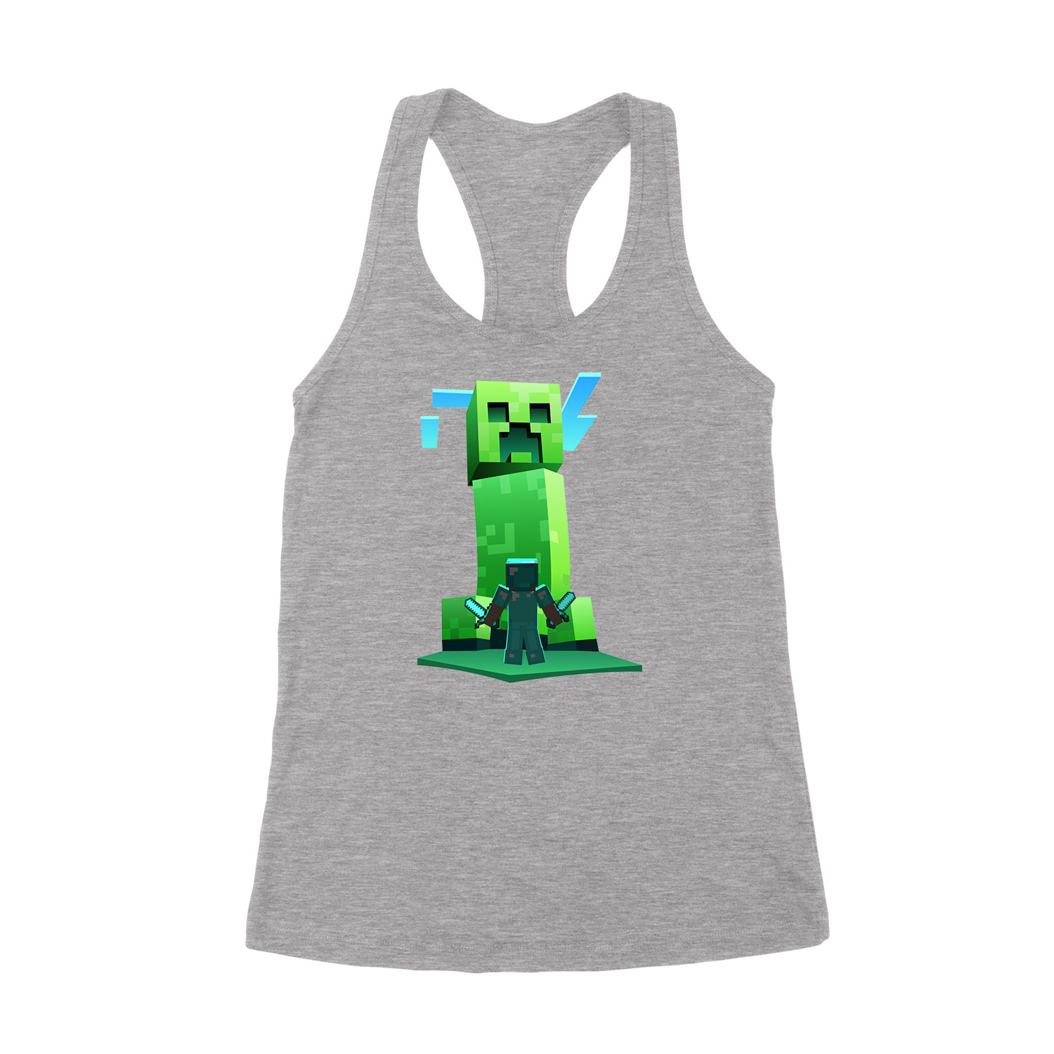 creeper minecraft Sportszürke Női Trikó