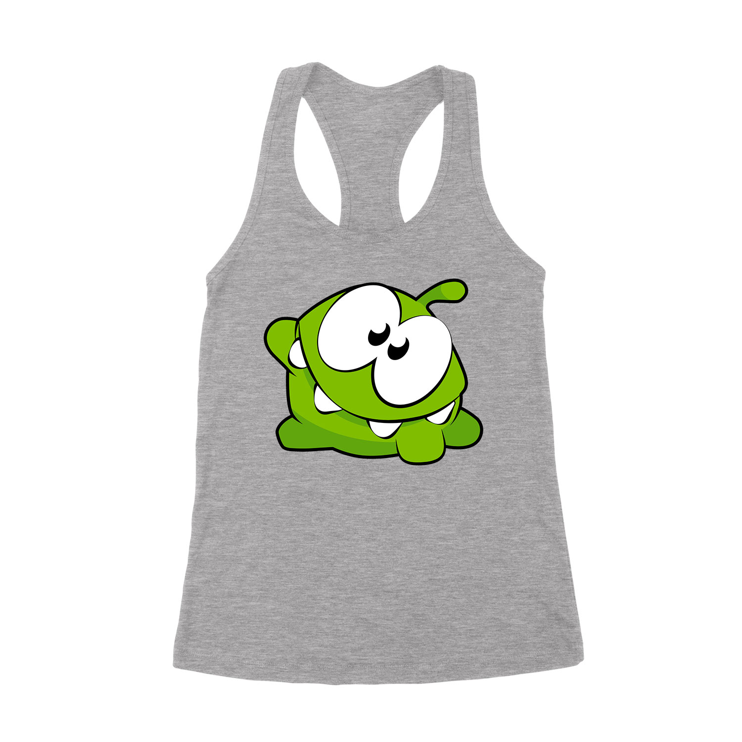 om nom Sportszürke Női Trikó