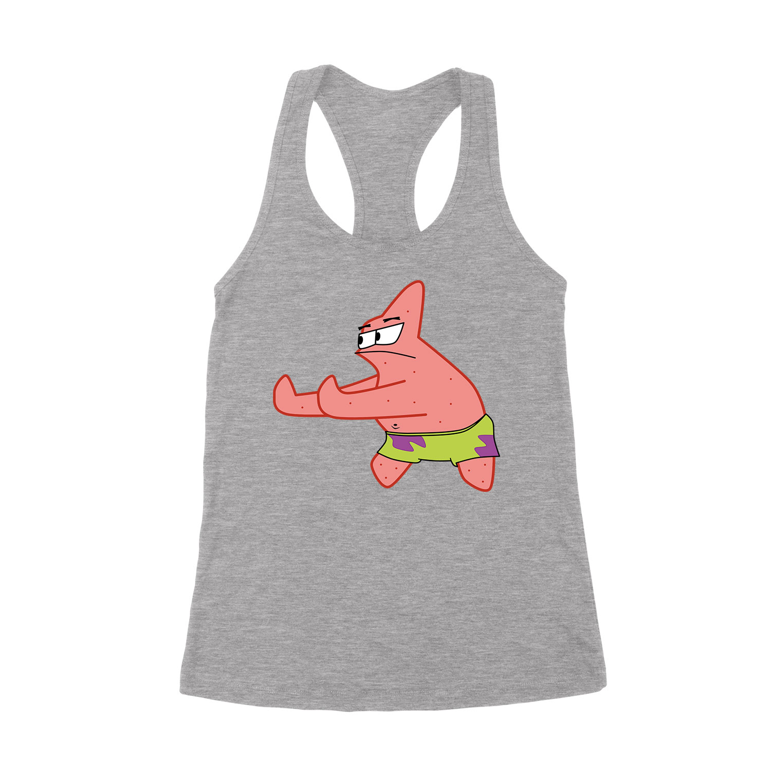 patrik csillag spongya bob Sportszürke Női Trikó