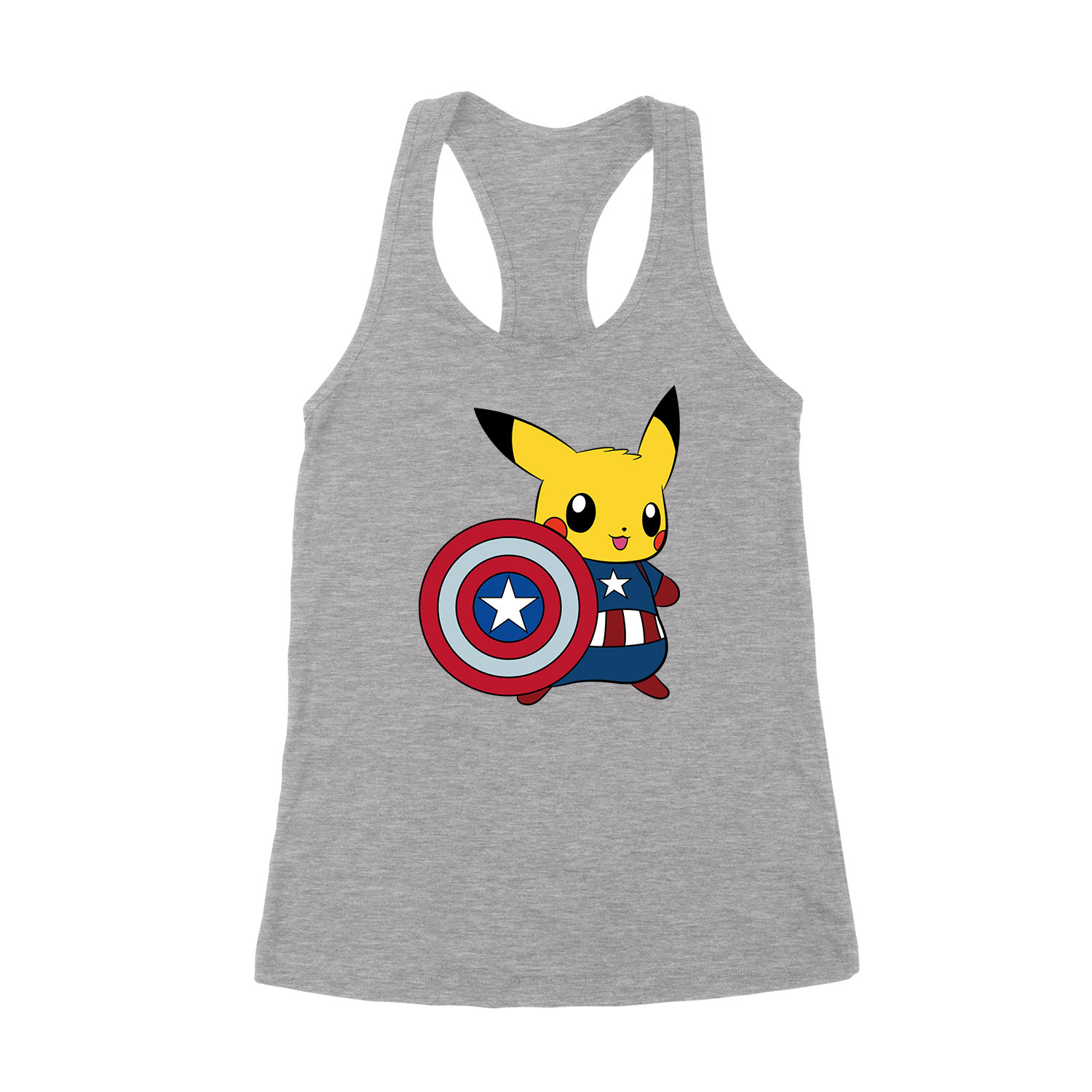 pokemon pikachu Sportszürke Női Trikó