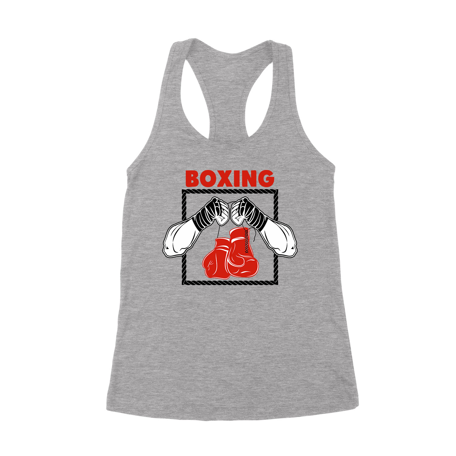 Boxing box Sportszürke Női Trikó