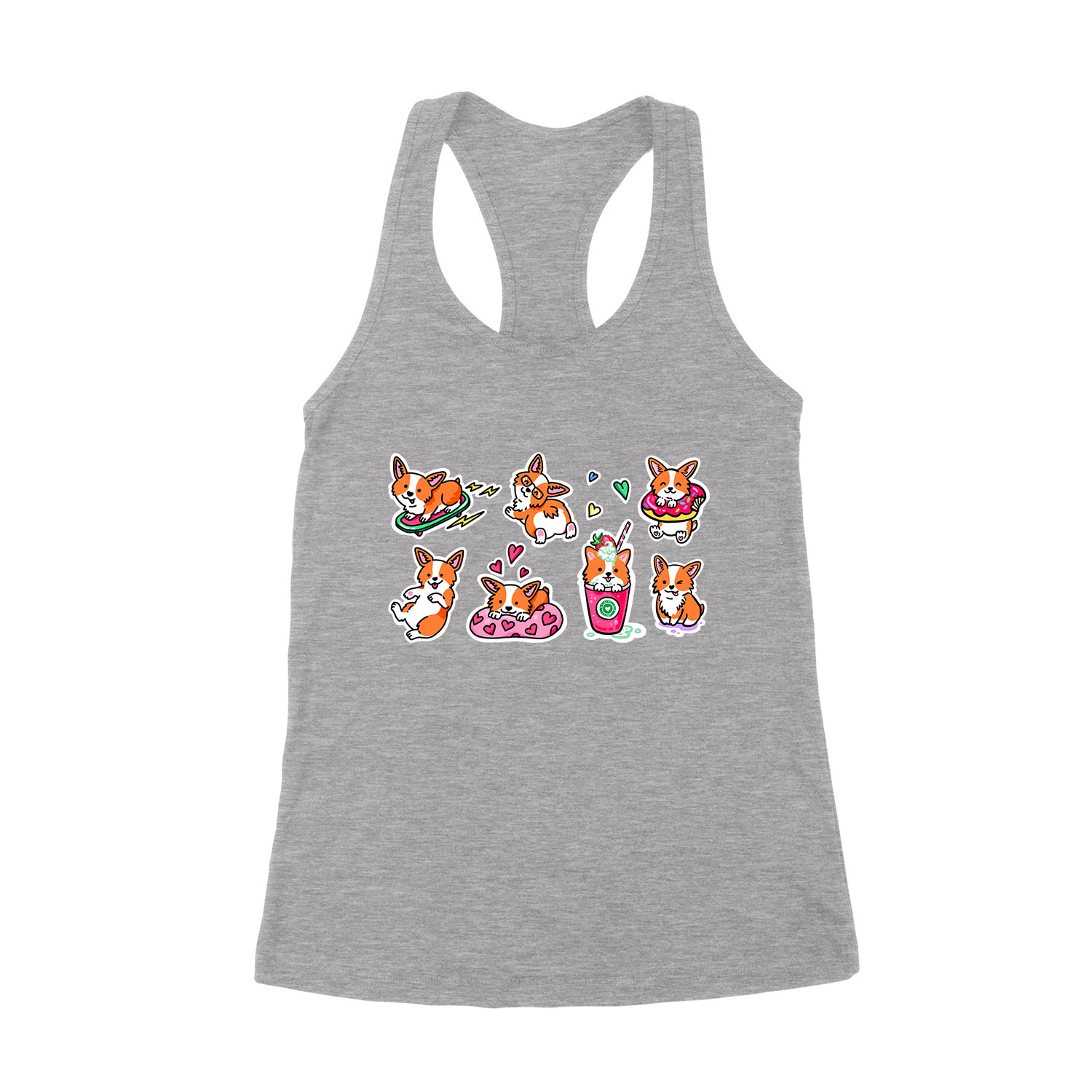 Corgi korgi corgik Sportszürke Női Trikó